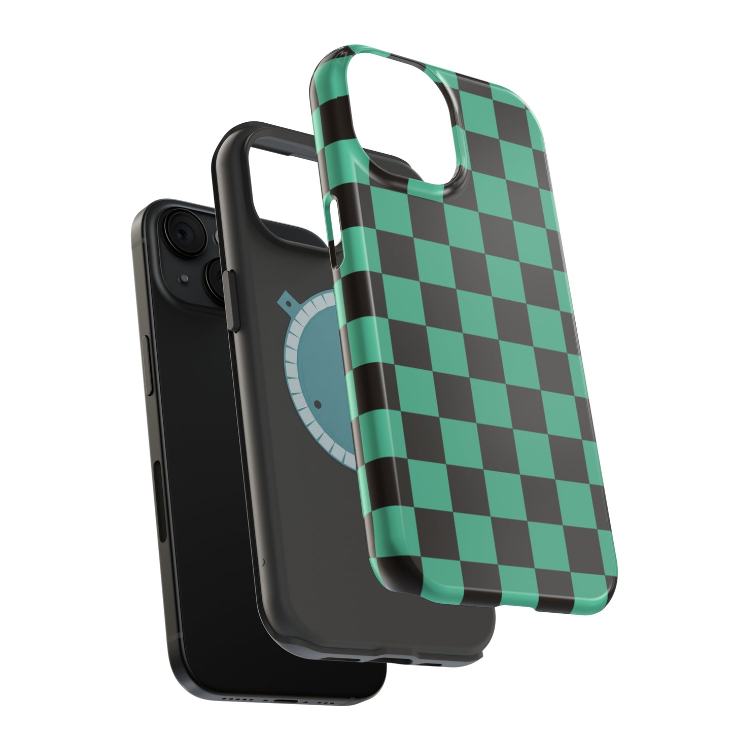 Green Checkers MagSafe Tough Case