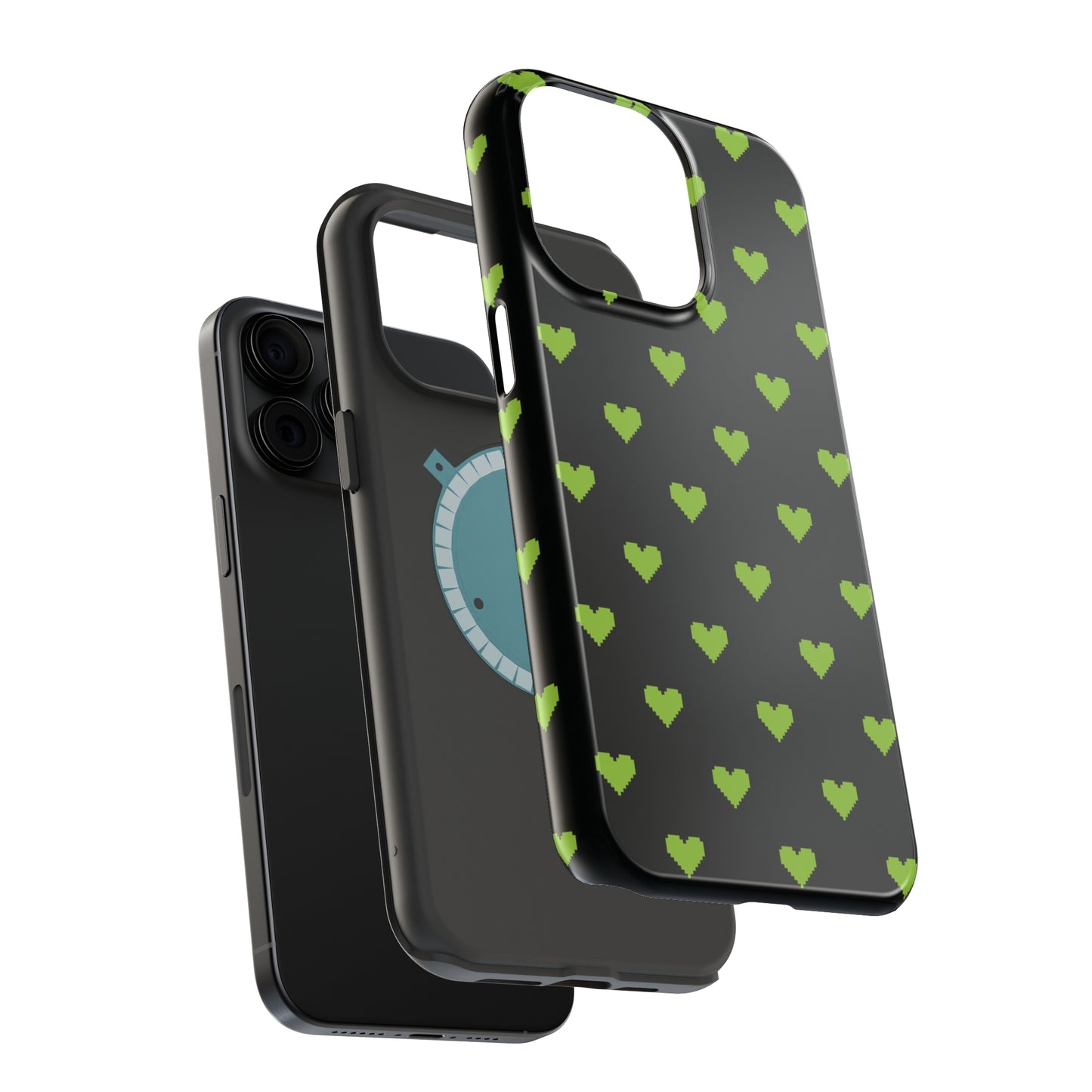Pixelated Heart MagSafe Tough Case