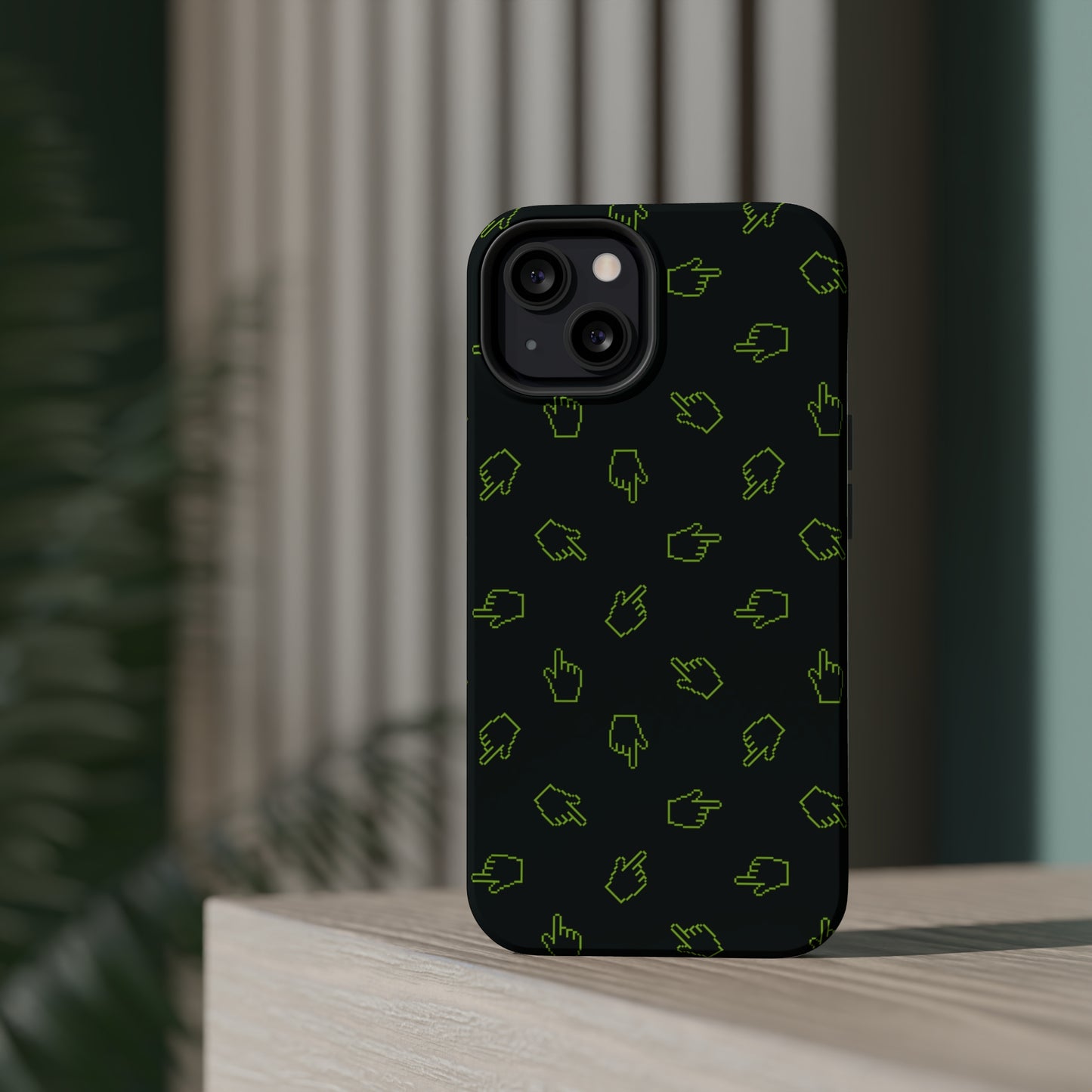 Pixelated Hand Cursor MagSafe Tough Case