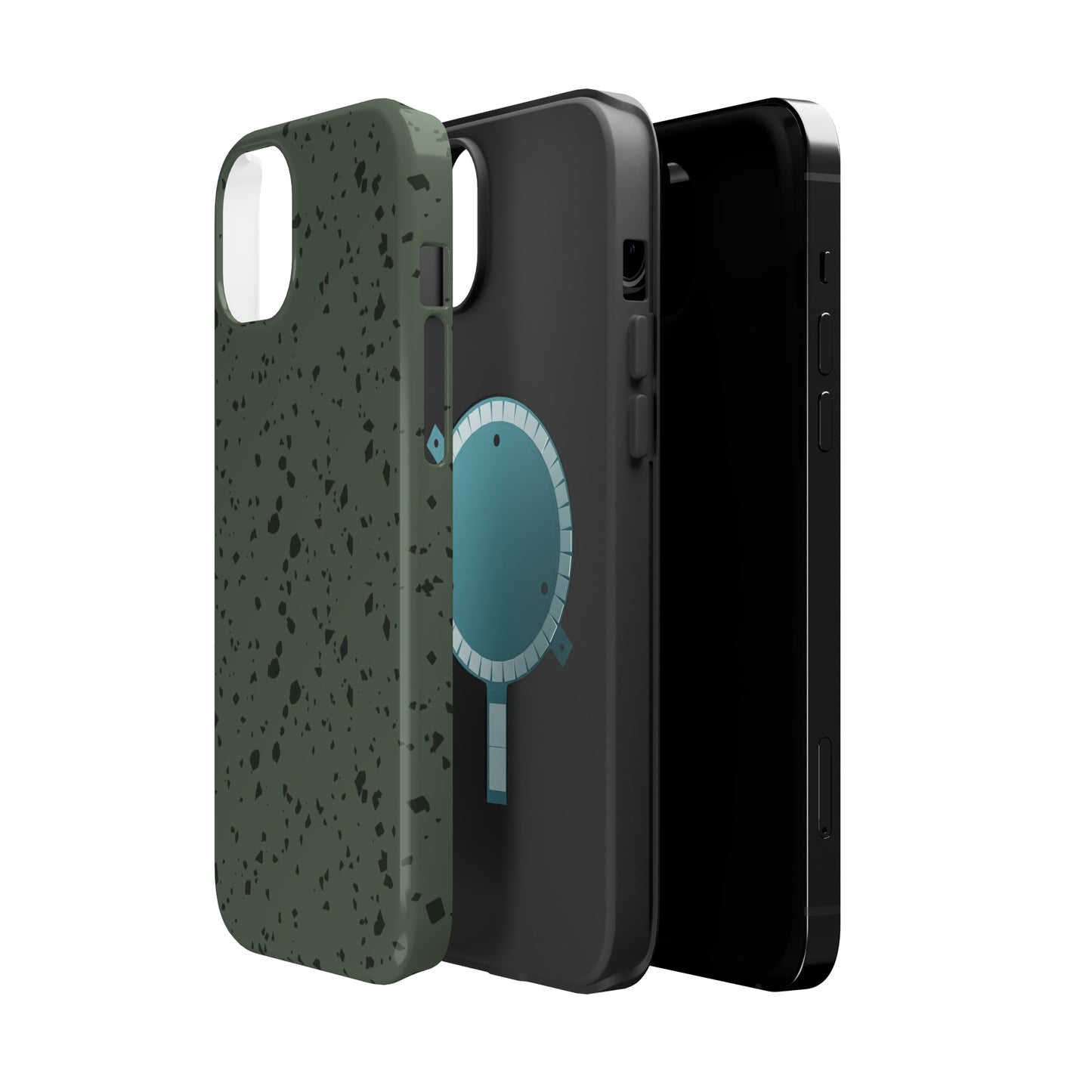 Olive Green Terrazzo MagSafe Tough Case