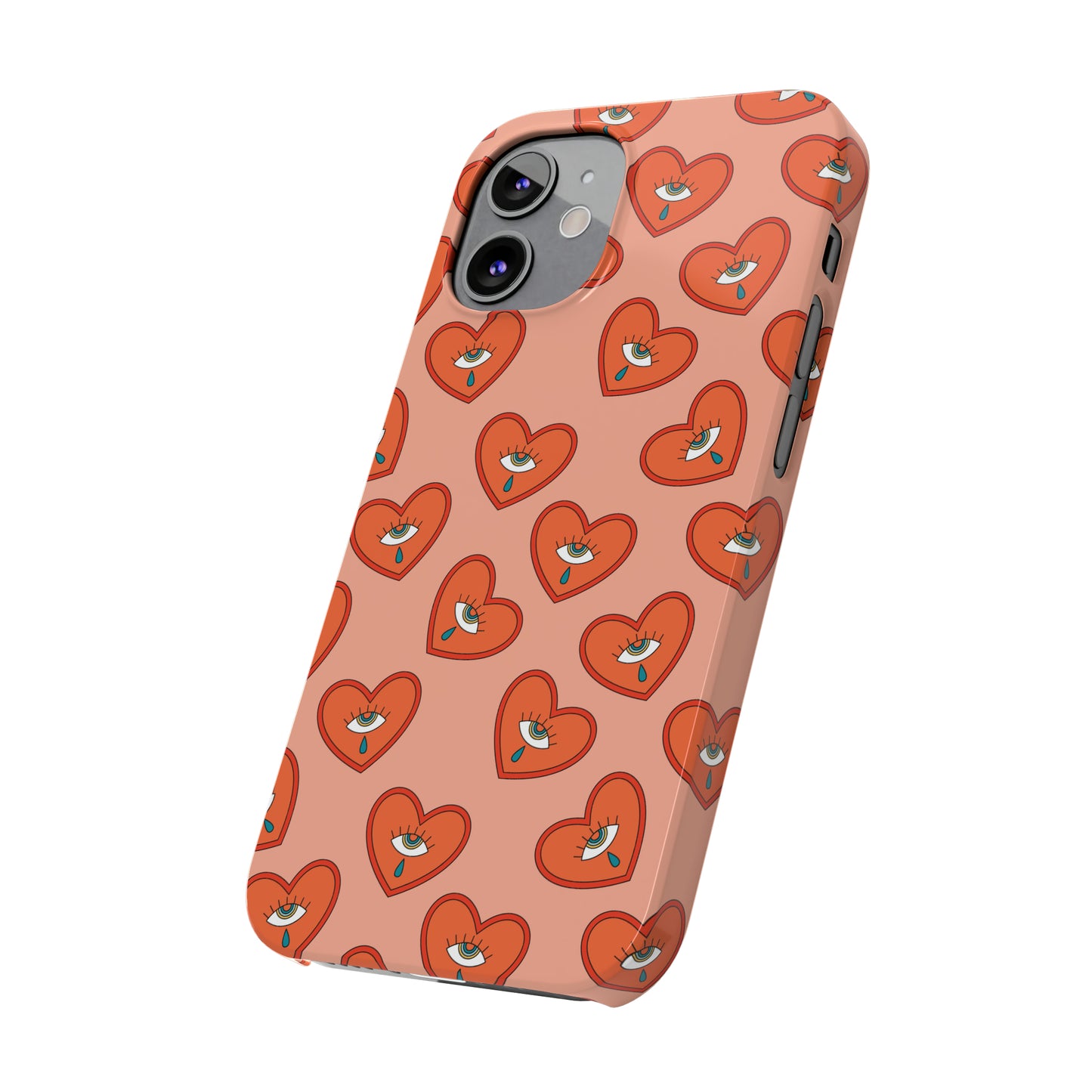 Psychedelic Heart Snap Case