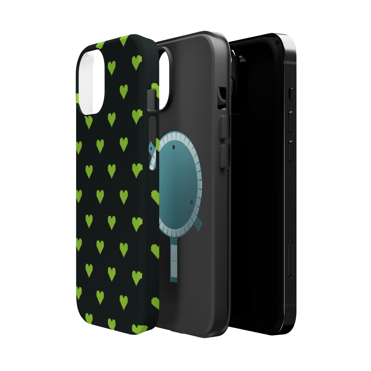 Pixelated Heart MagSafe Tough Case