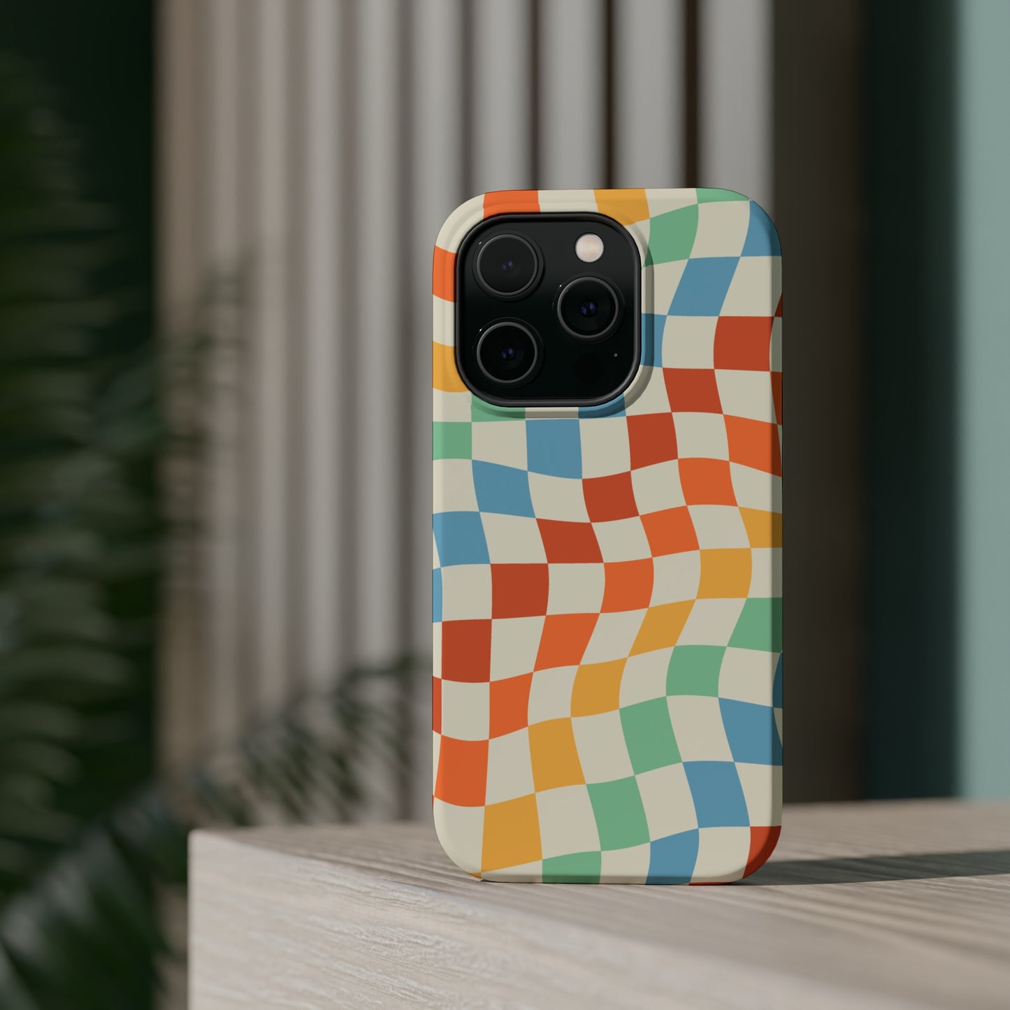 Retro Crazy Checkers MagSafe Tough Case