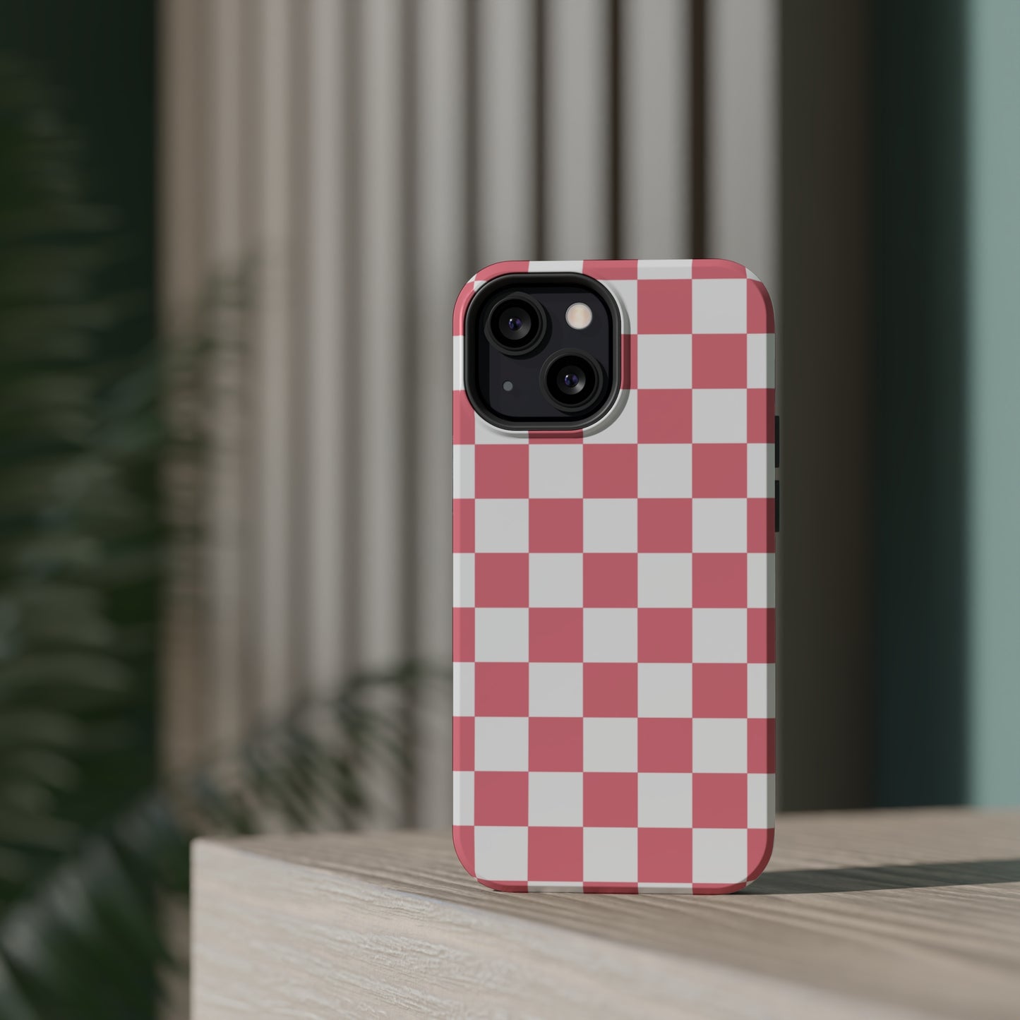 Pink Checkers MagSafe Tough Case