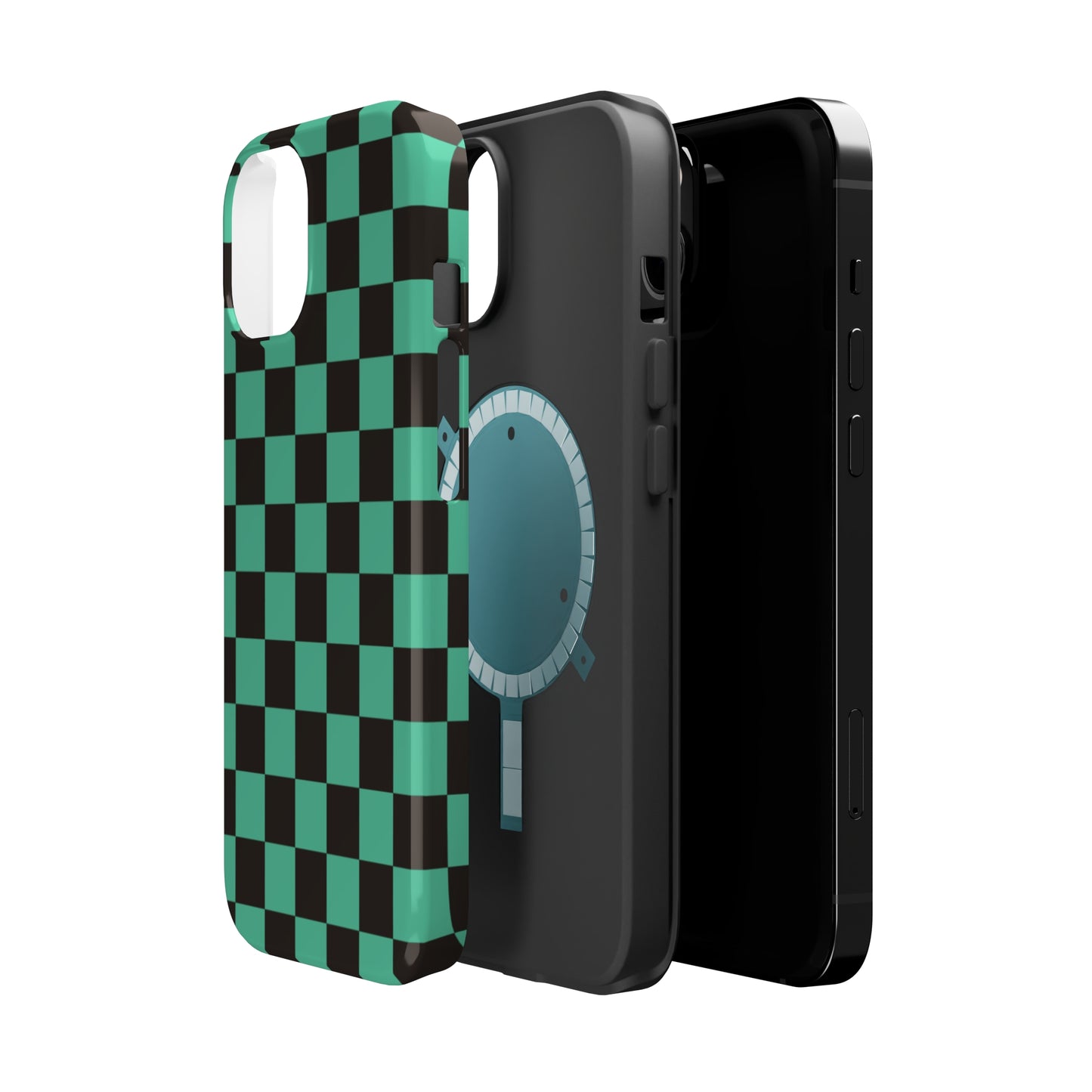 Green Checkers MagSafe Tough Case