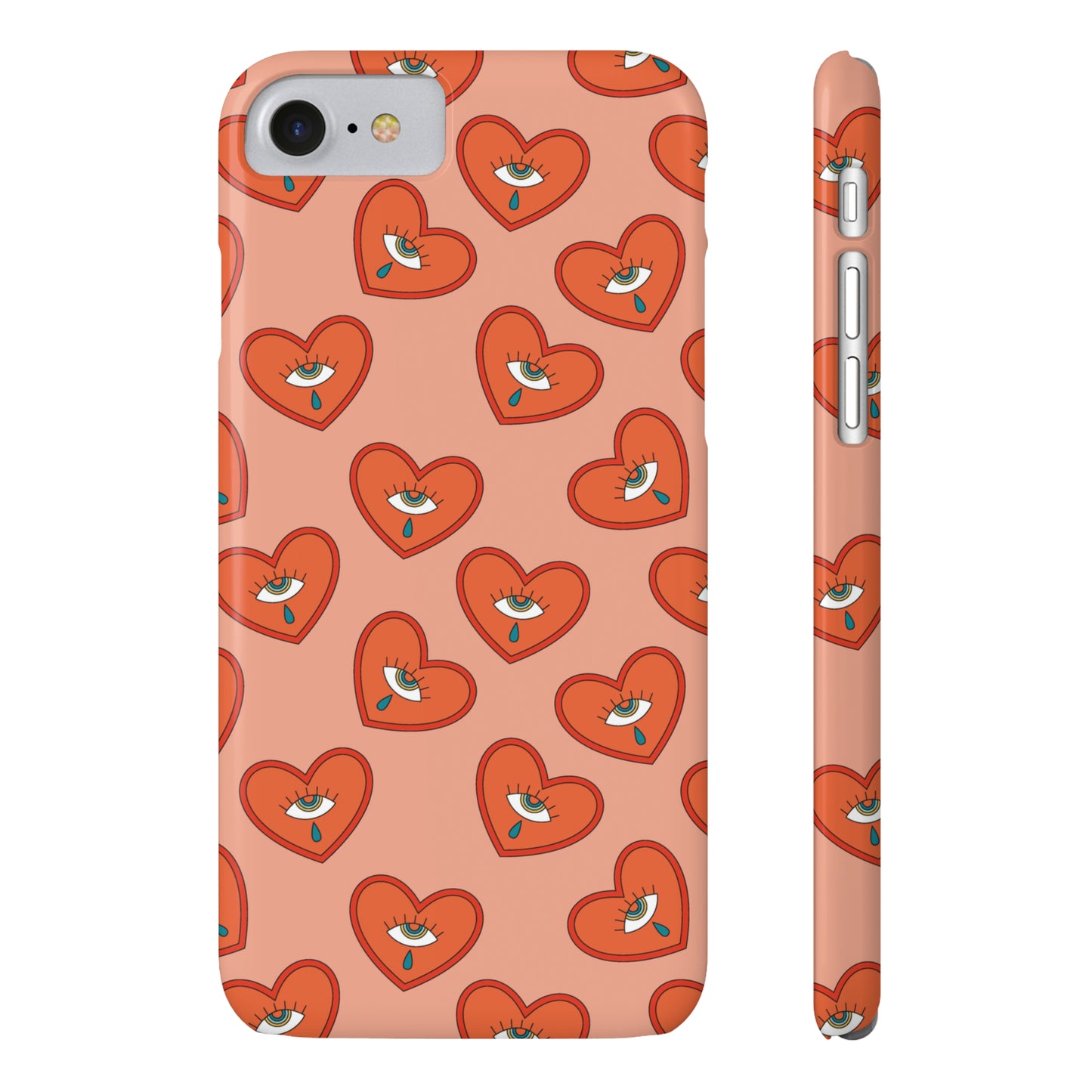 Psychedelic Heart Snap Case