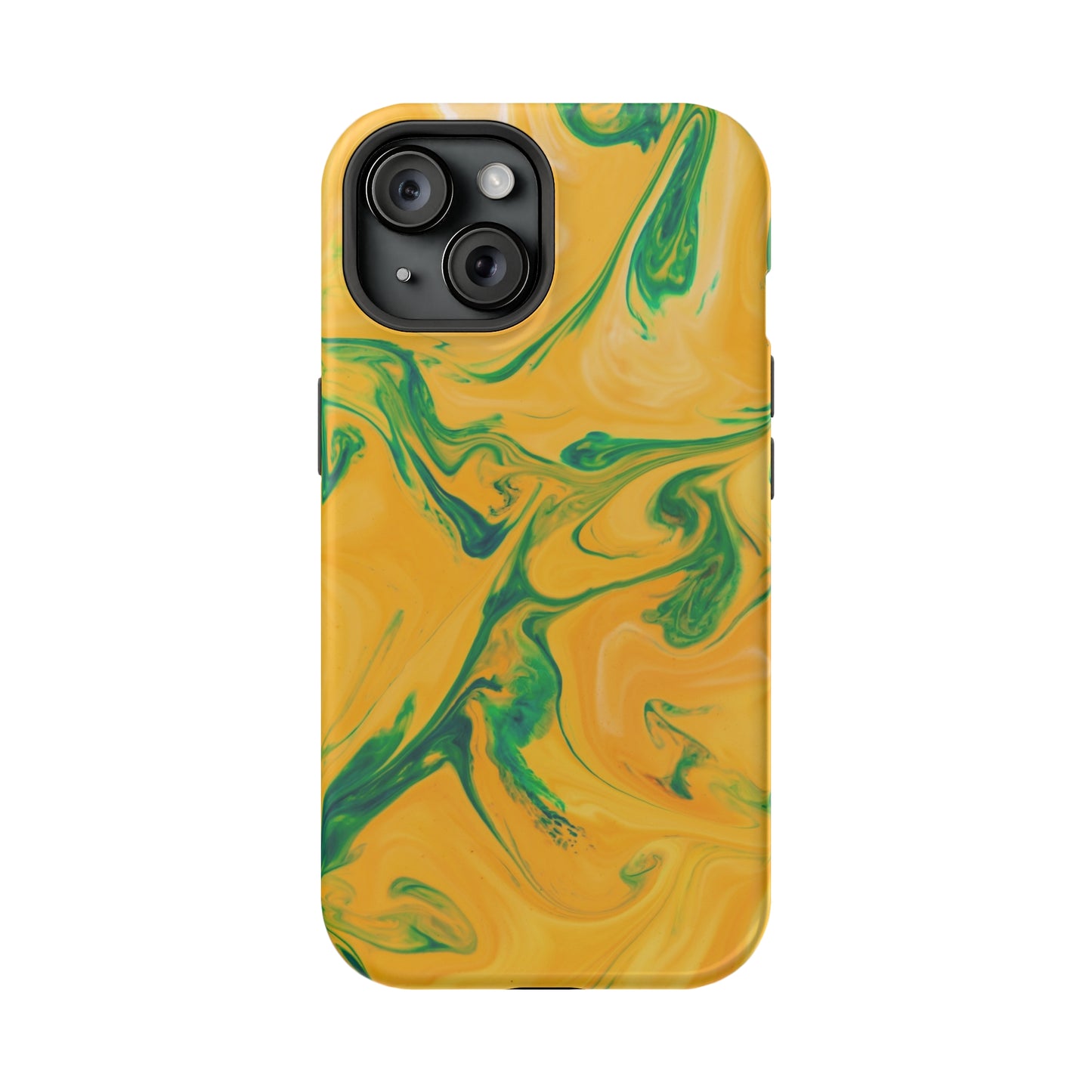 Lime Liquid marble MagSafe Tough Case