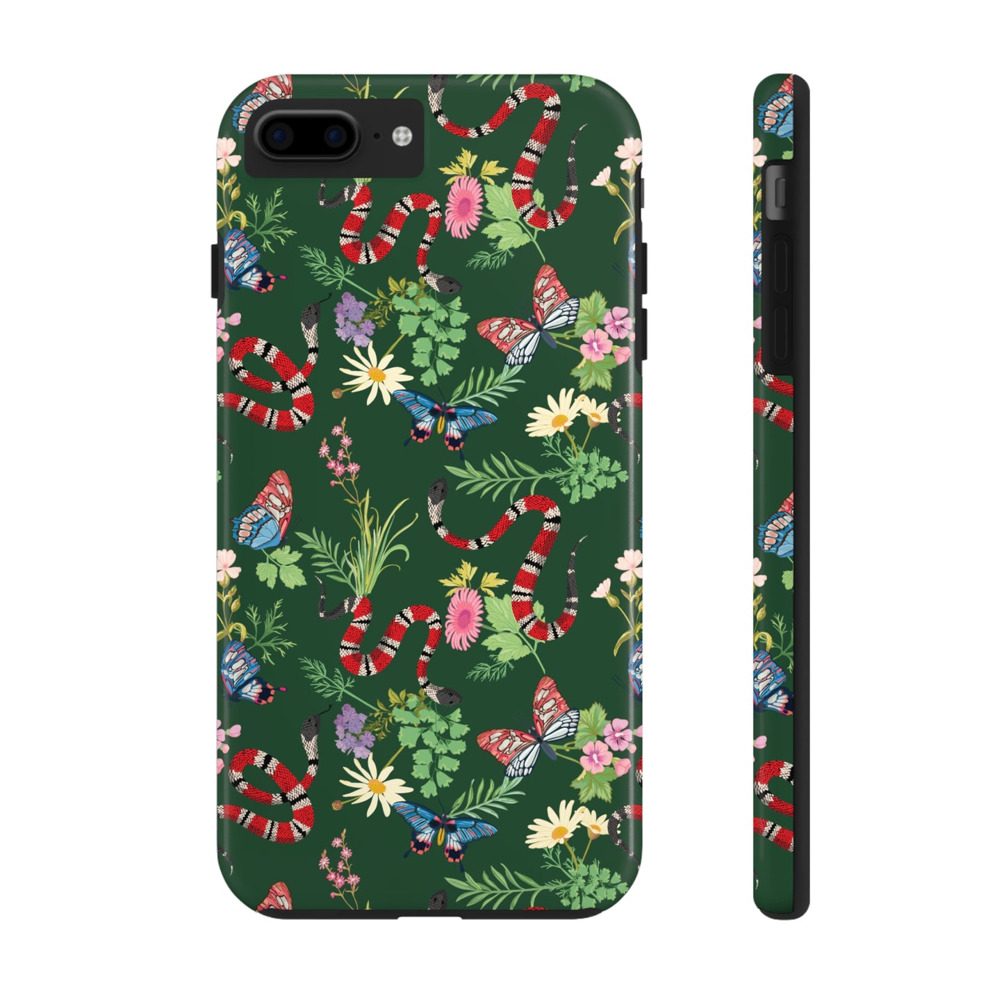 Tropical Chaos Pattern Tough iPhone Case