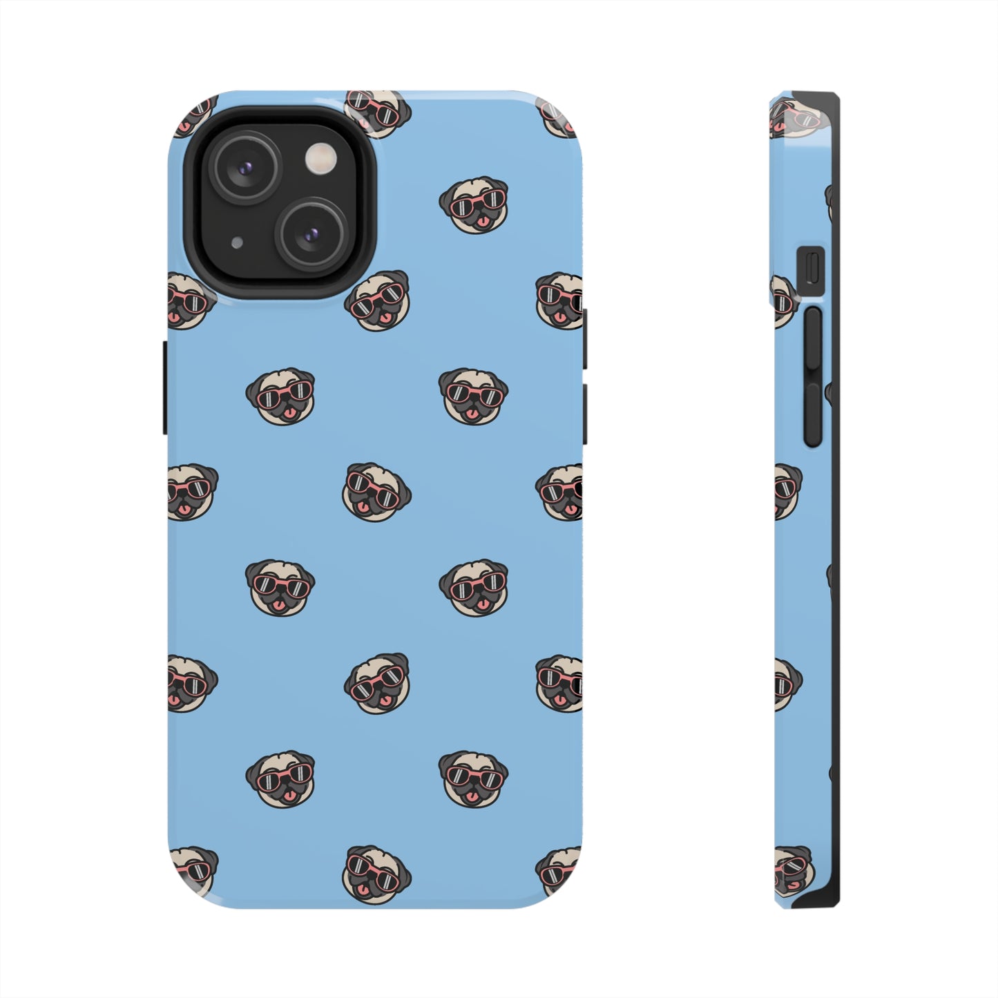 Pug Pattern Tough iPhone Case