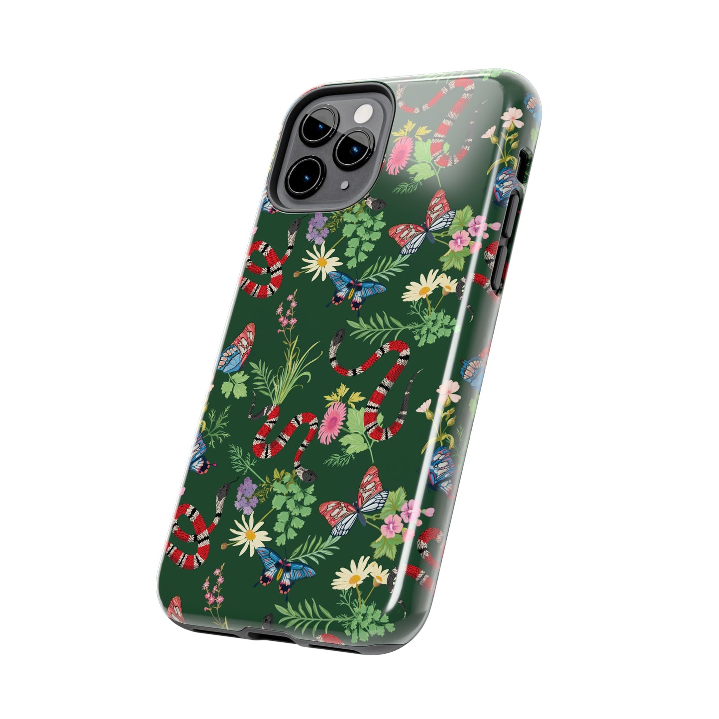 Tropical Chaos Pattern Tough iPhone Case