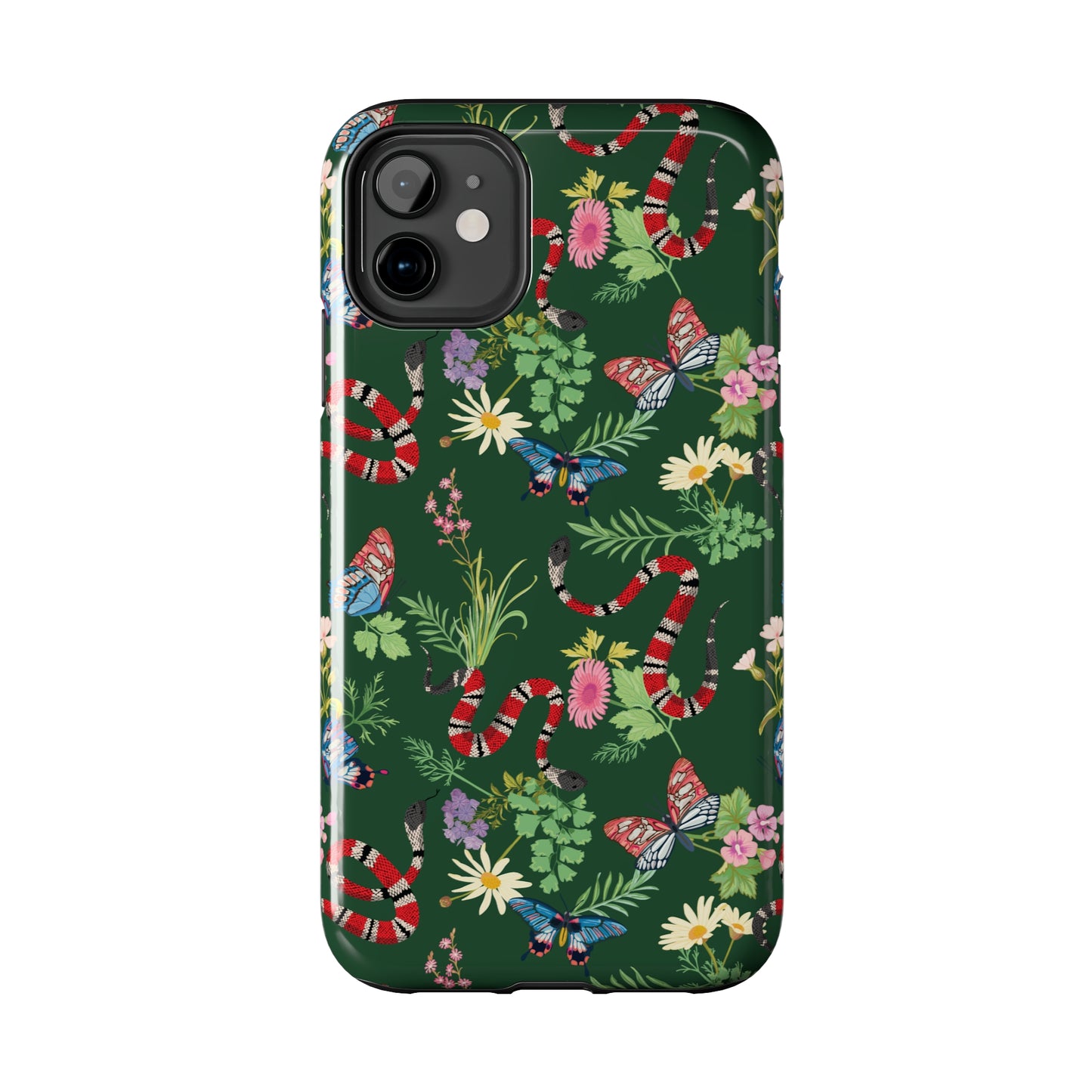 Tropical Chaos Pattern Tough iPhone Case