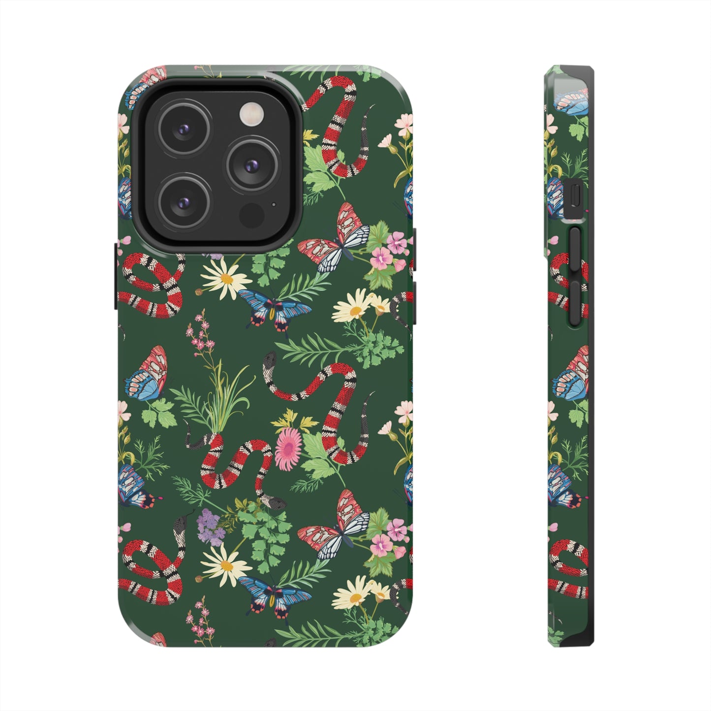 Tropical Chaos Pattern Tough iPhone Case