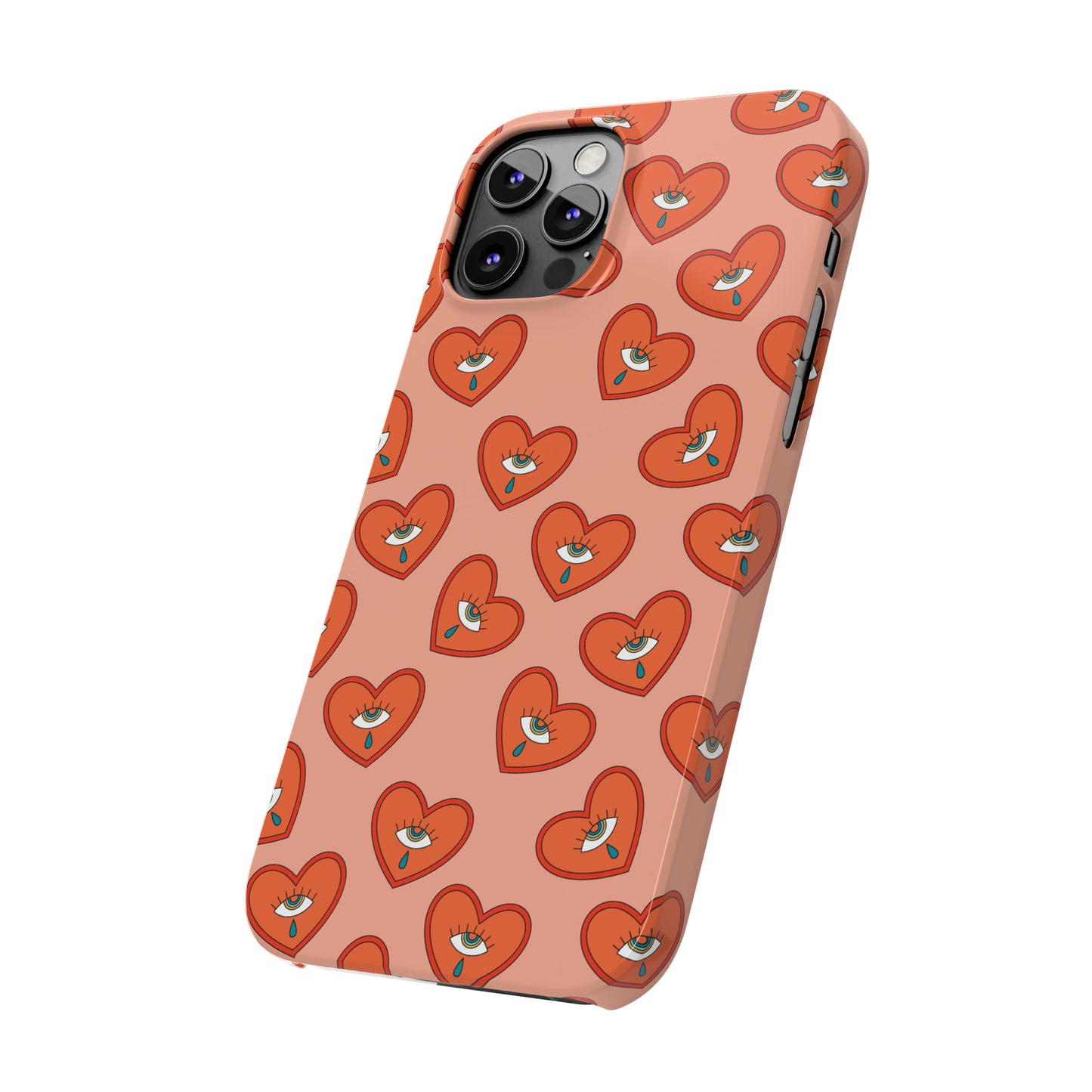 Psychedelic Heart Snap Case