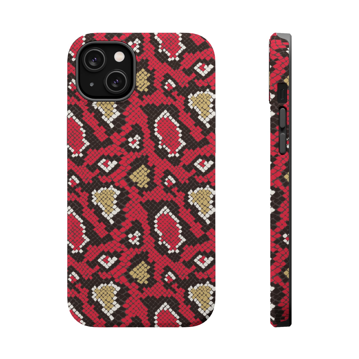 Red Snake Skin MagSafe Tough Case