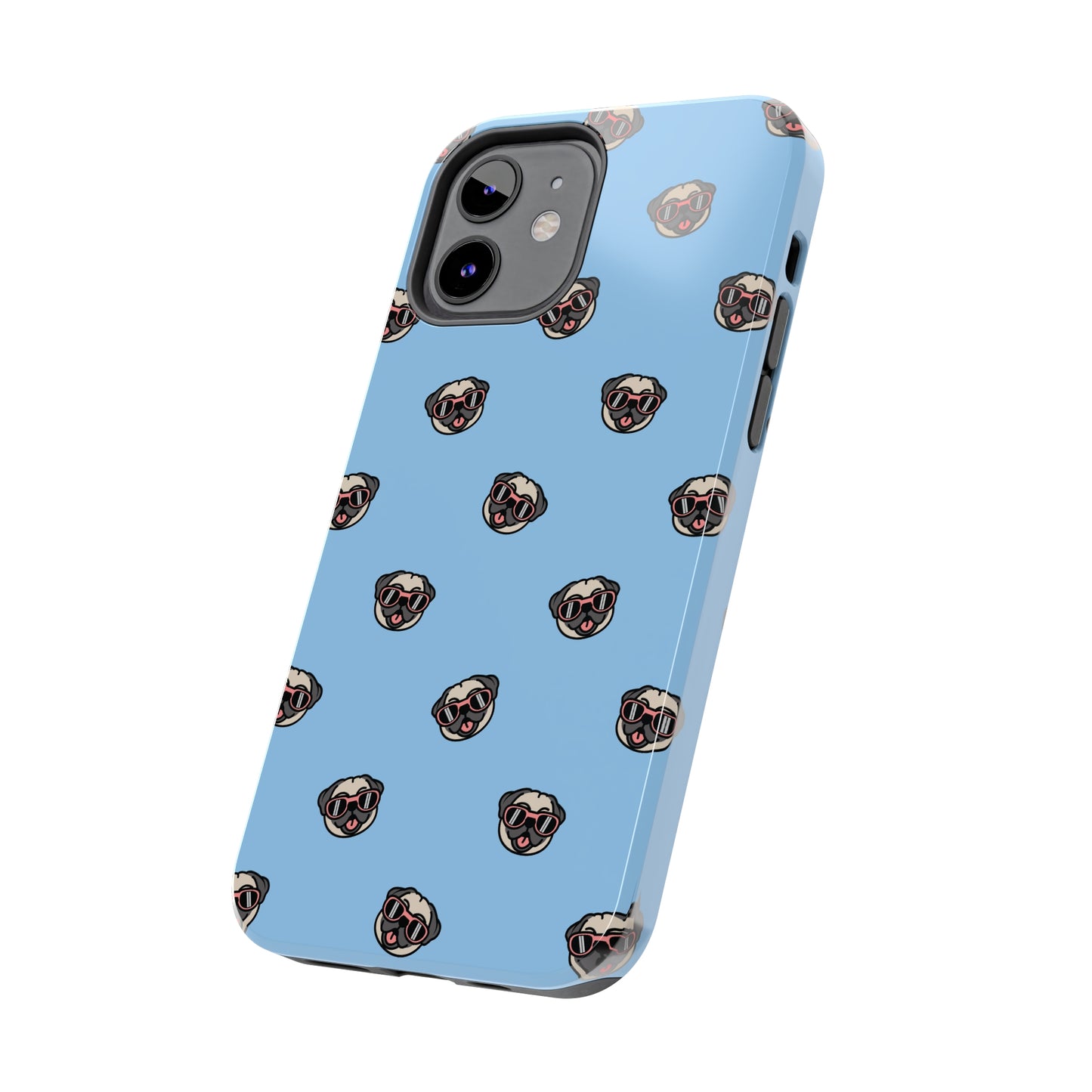 Pug Pattern Tough iPhone Case