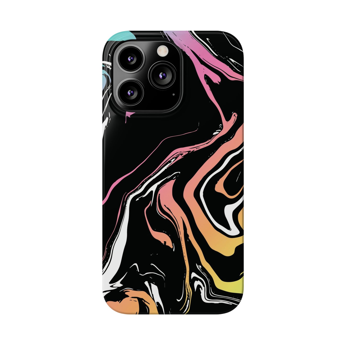 Acid marble pattern Snap Case
