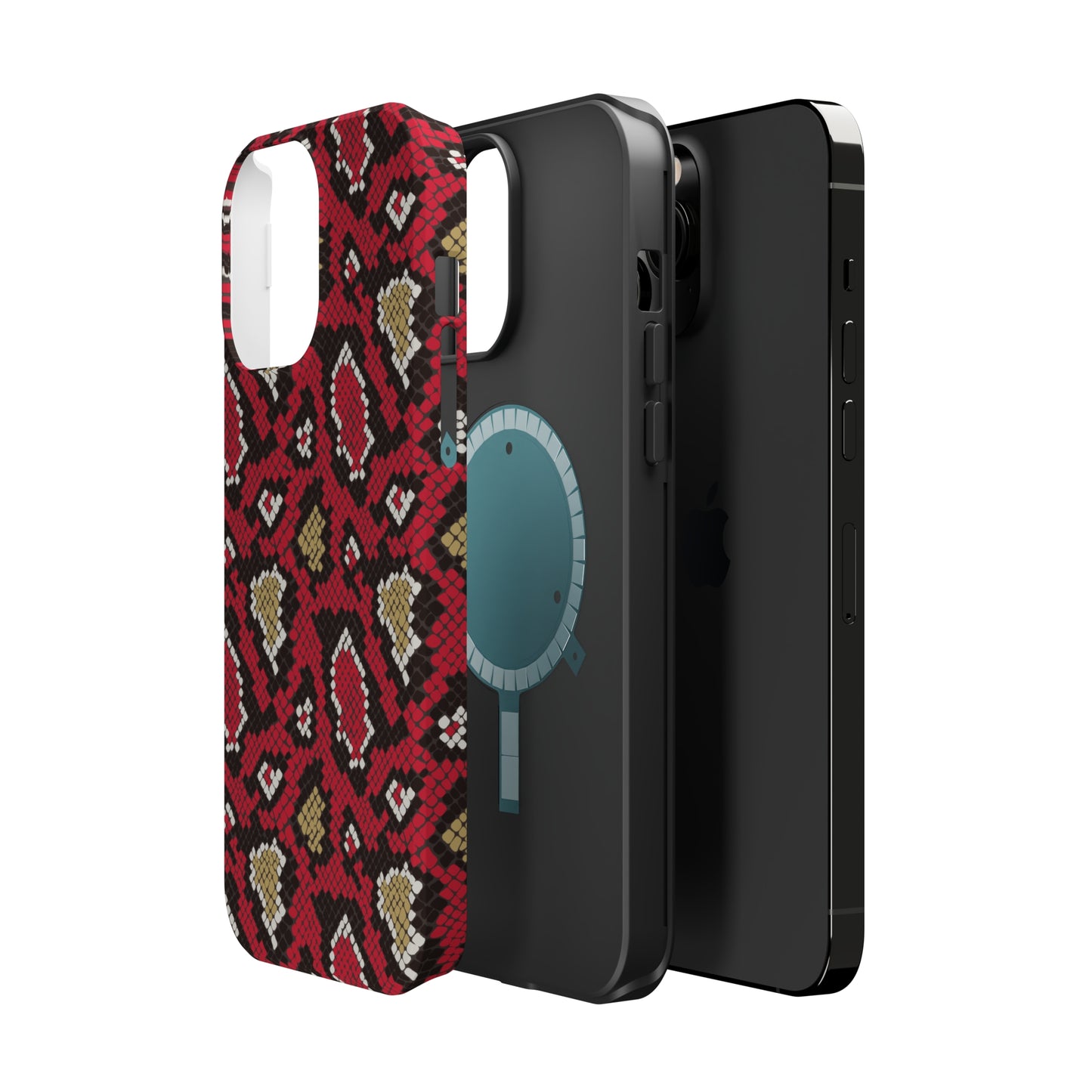 Red Snake Skin MagSafe Tough Case