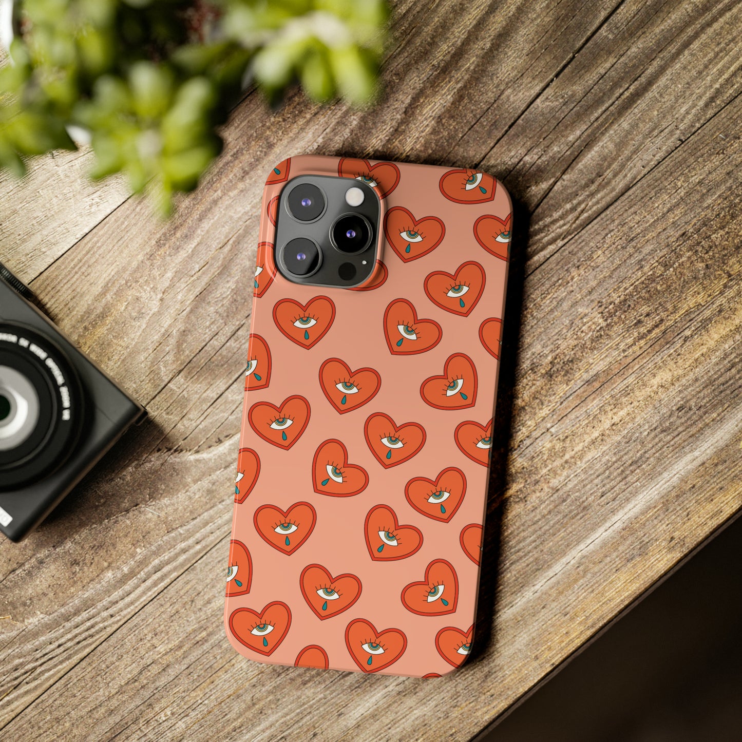 Psychedelic Heart Snap Case