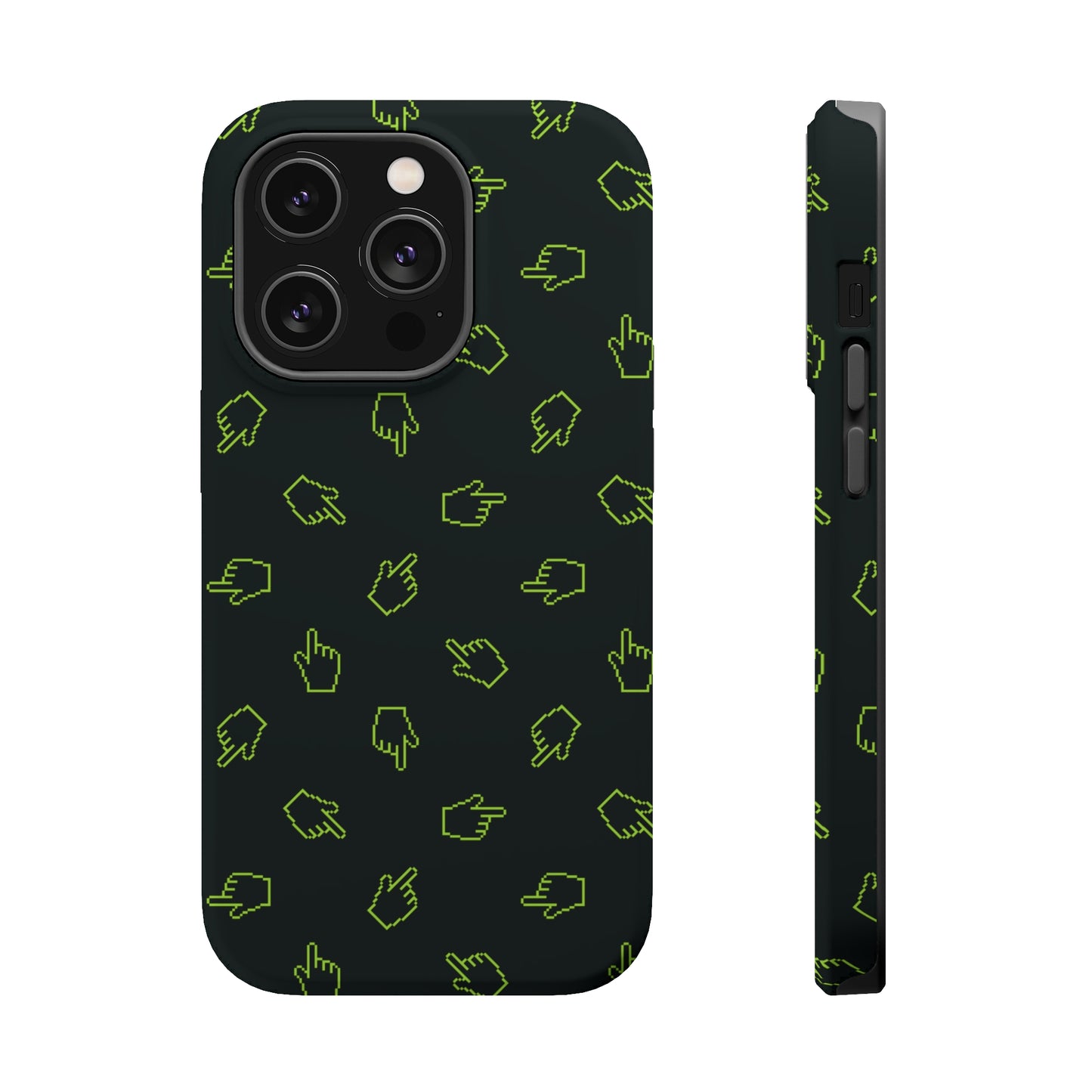 Pixelated Hand Cursor MagSafe Tough Case