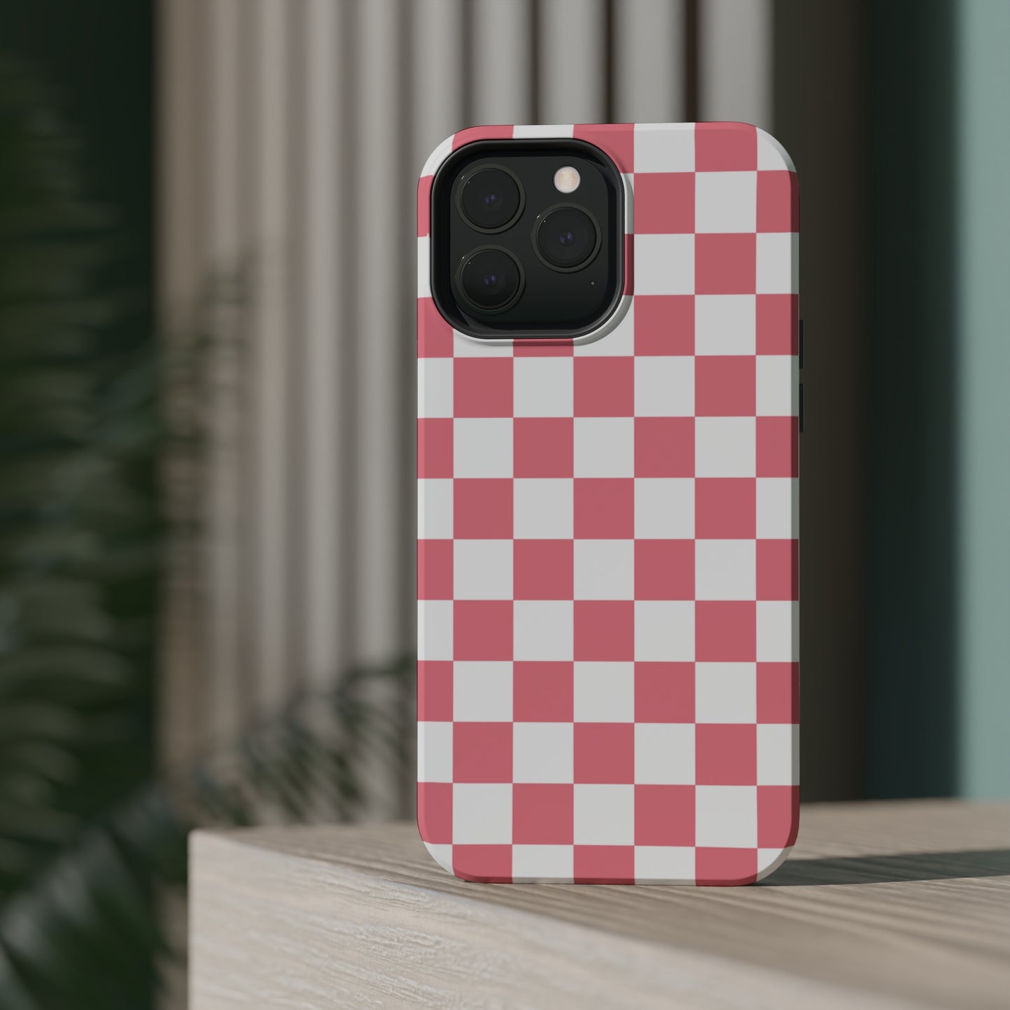 Pink Checkers MagSafe Tough Case