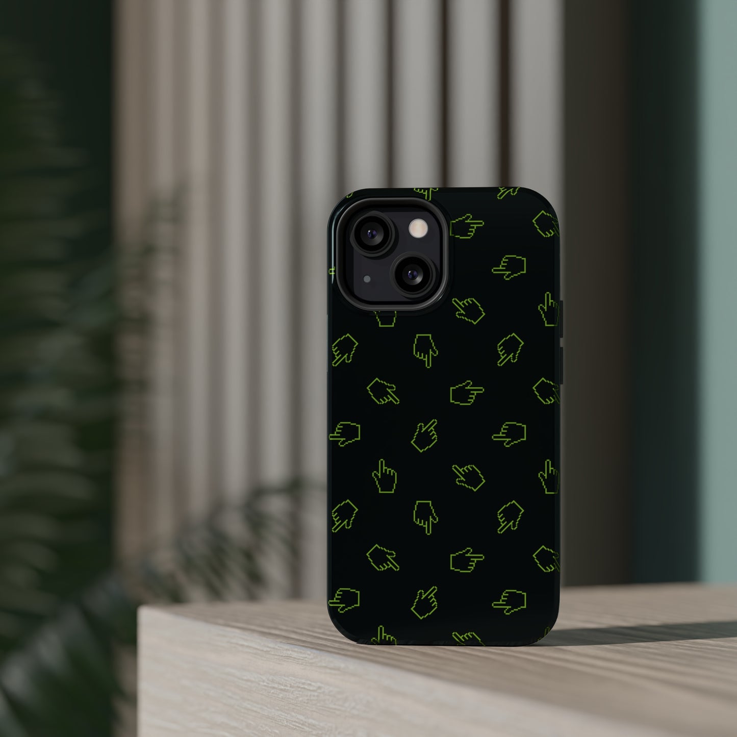Pixelated Hand Cursor MagSafe Tough Case
