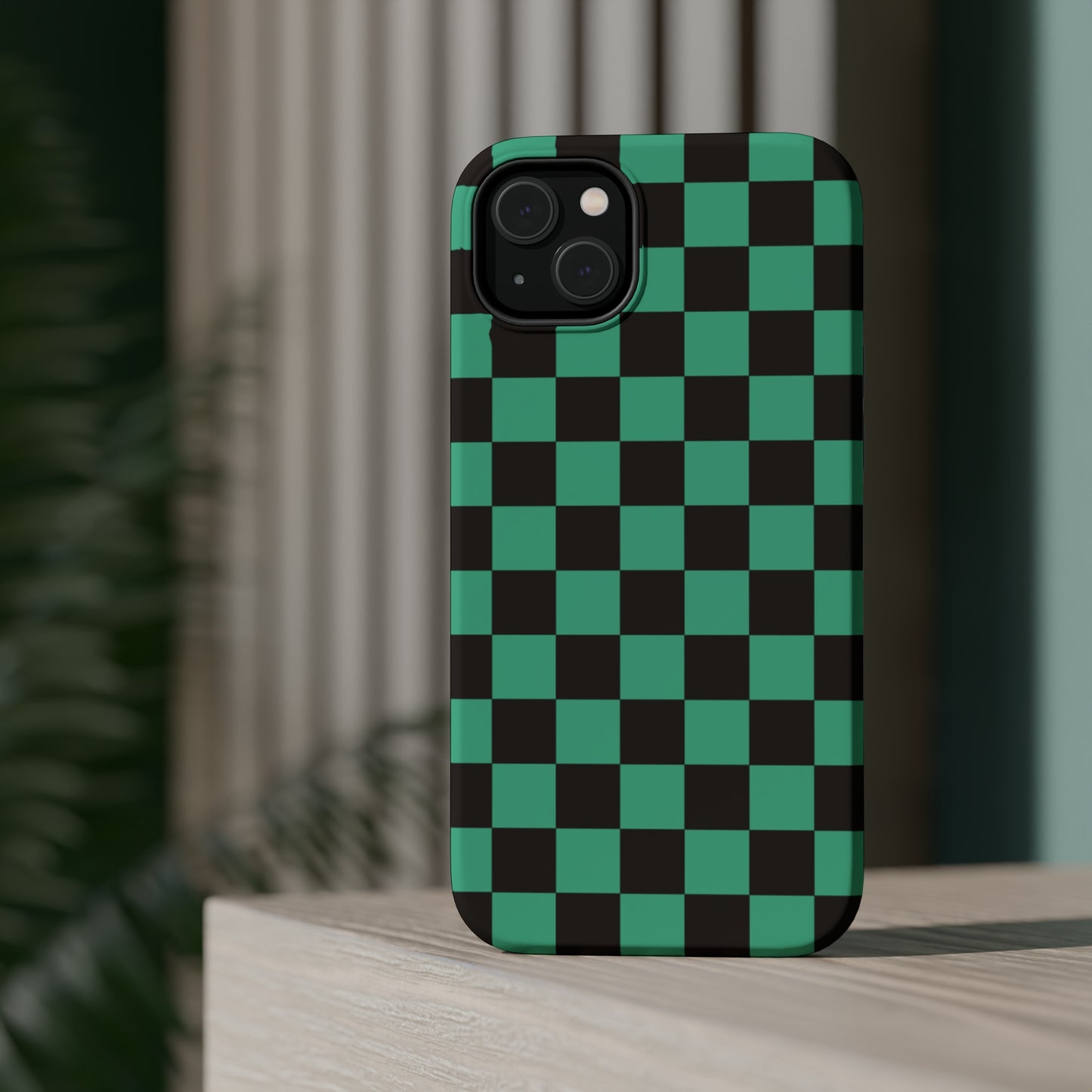 Green Checkers MagSafe Tough Case