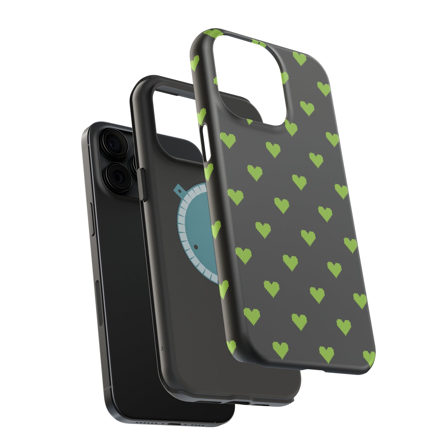 Pixelated Heart MagSafe Tough Case