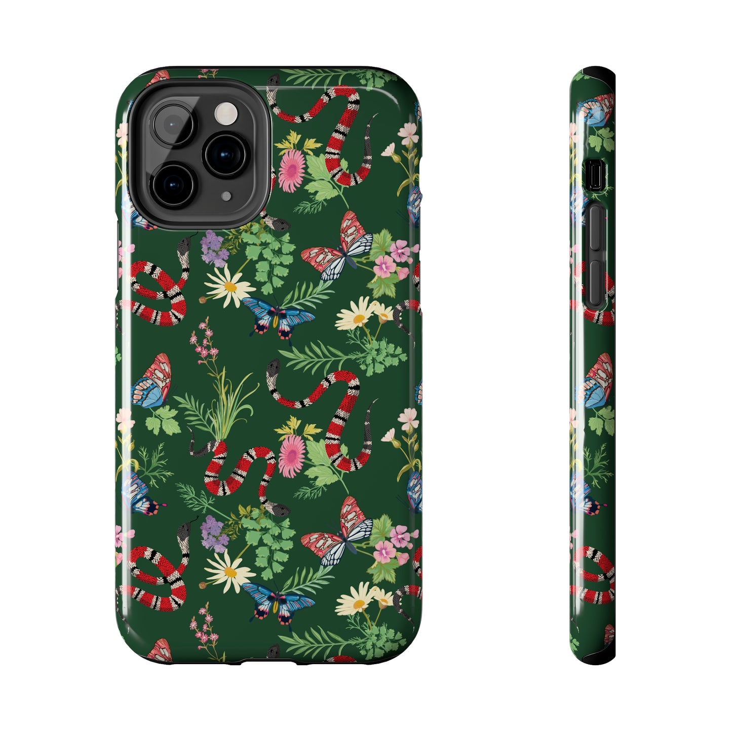 Tropical Chaos Pattern Tough iPhone Case