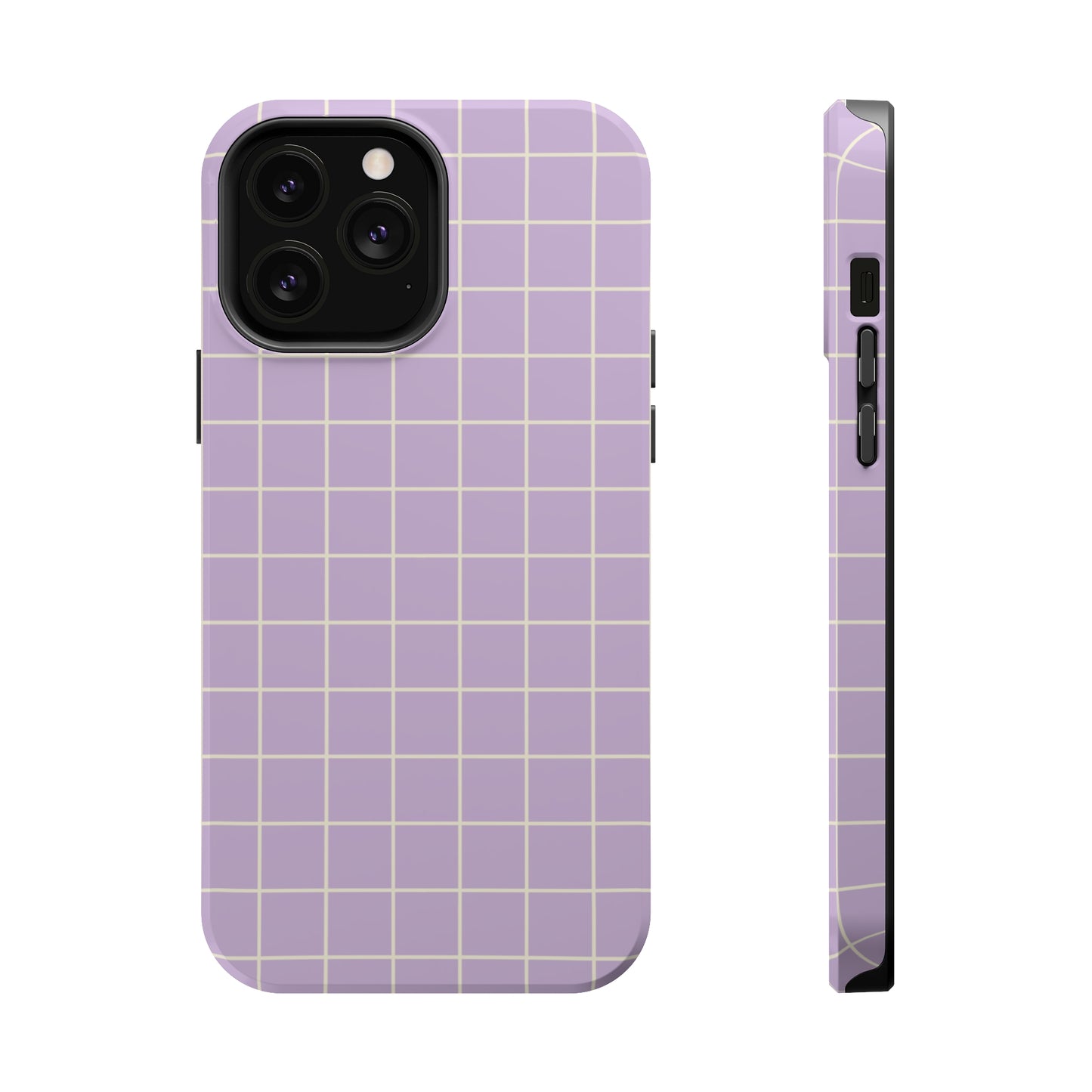 Lavender Grid MagSafe Tough Case