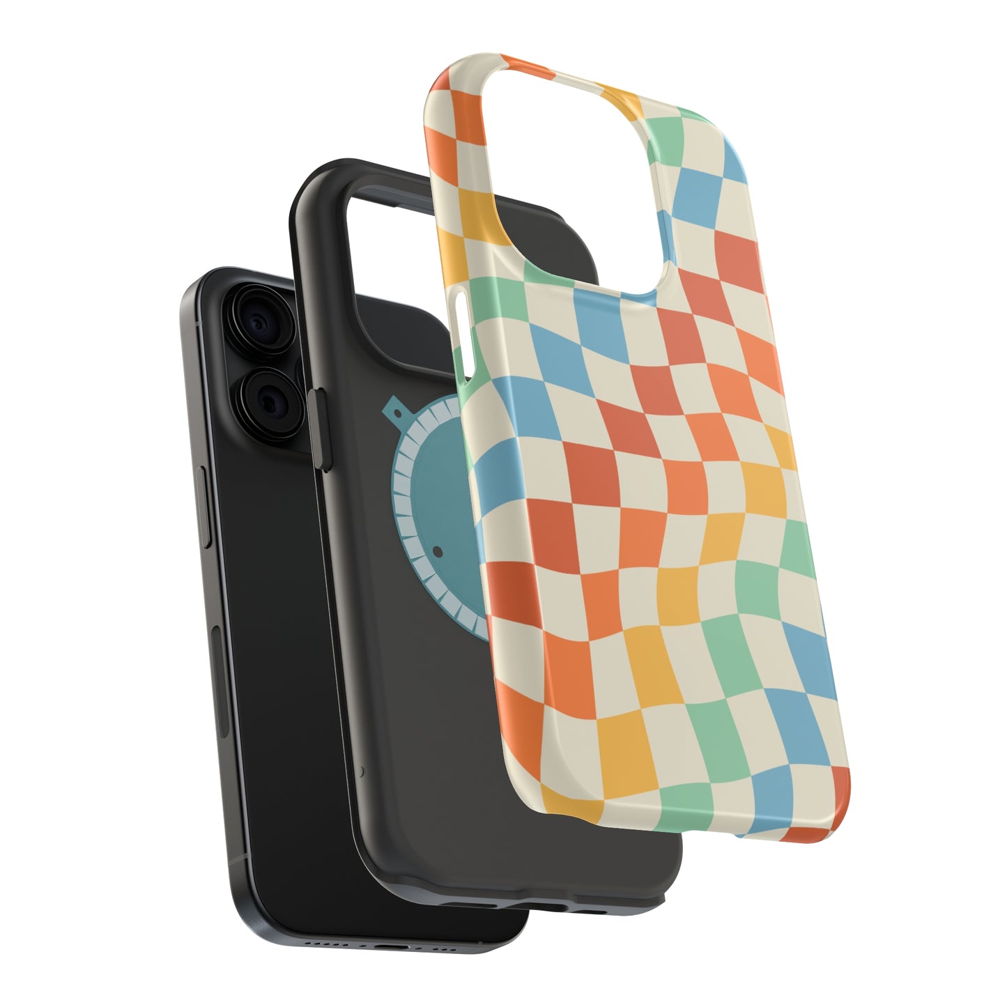 Retro Crazy Checkers MagSafe Tough Case