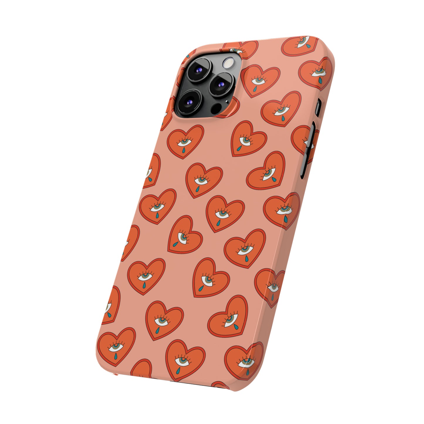 Psychedelic Heart Snap Case