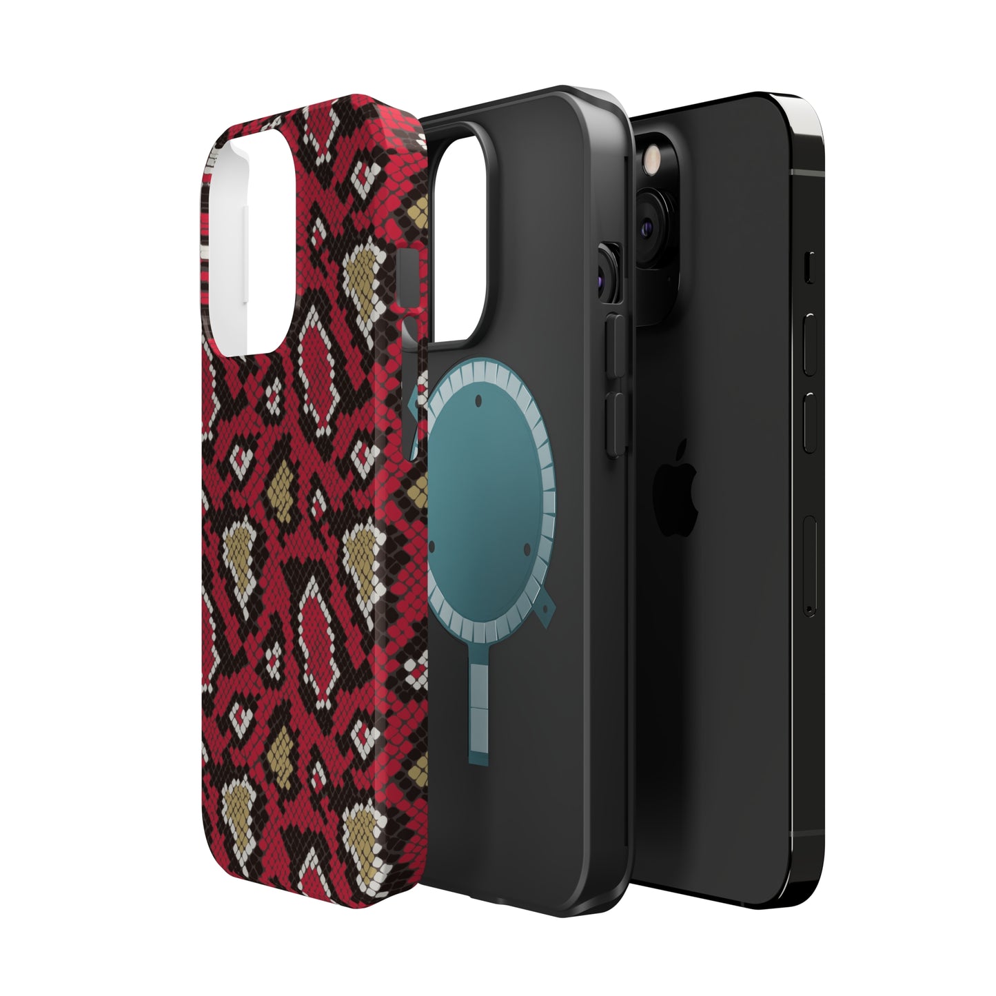 Red Snake Skin MagSafe Tough Case