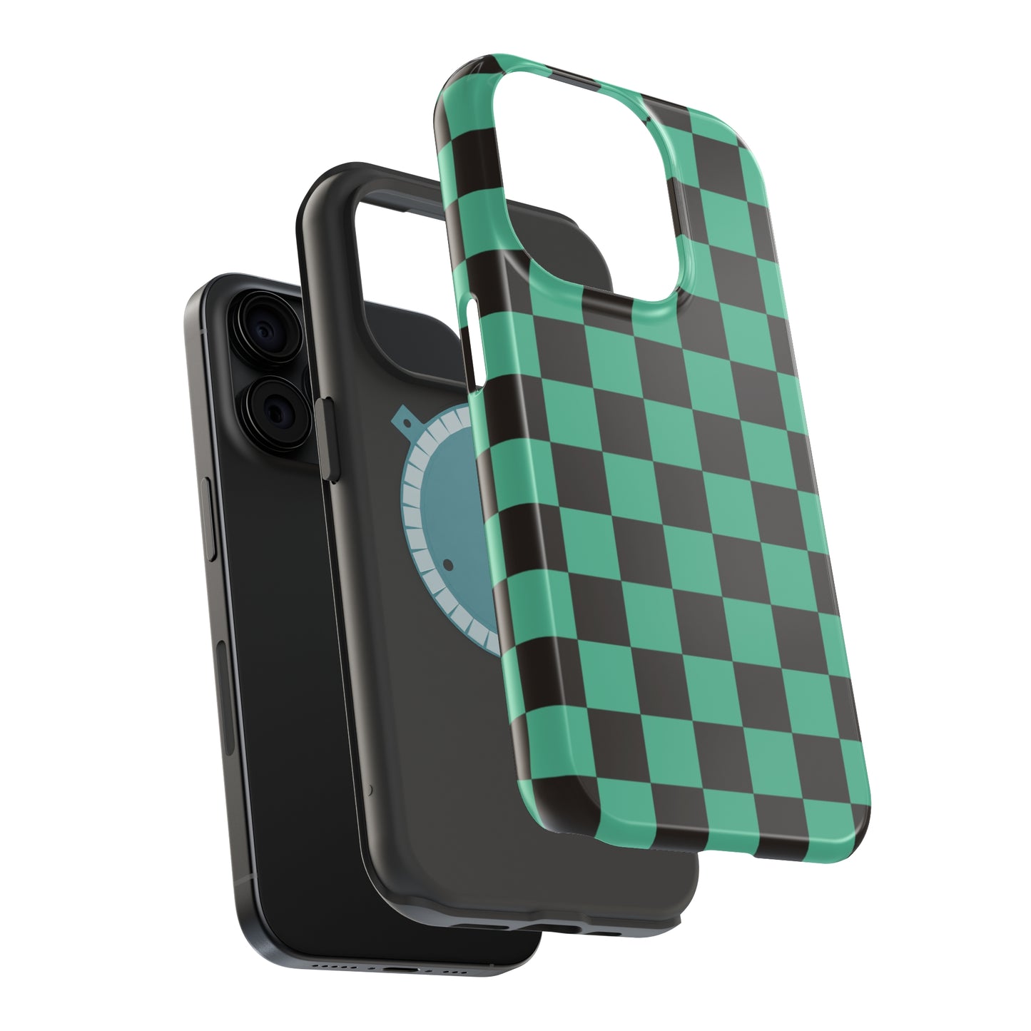 Green Checkers MagSafe Tough Case