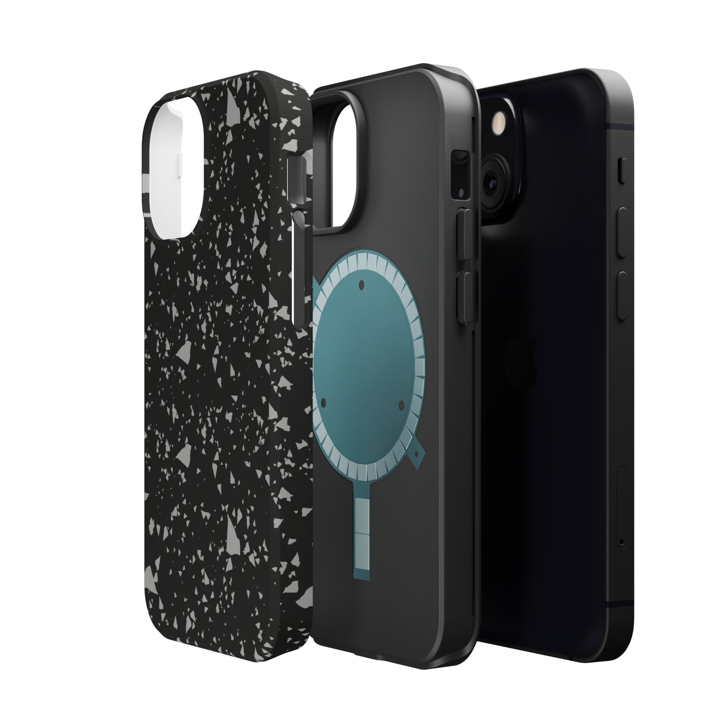 Black Terrazzo MagSafe Tough Case