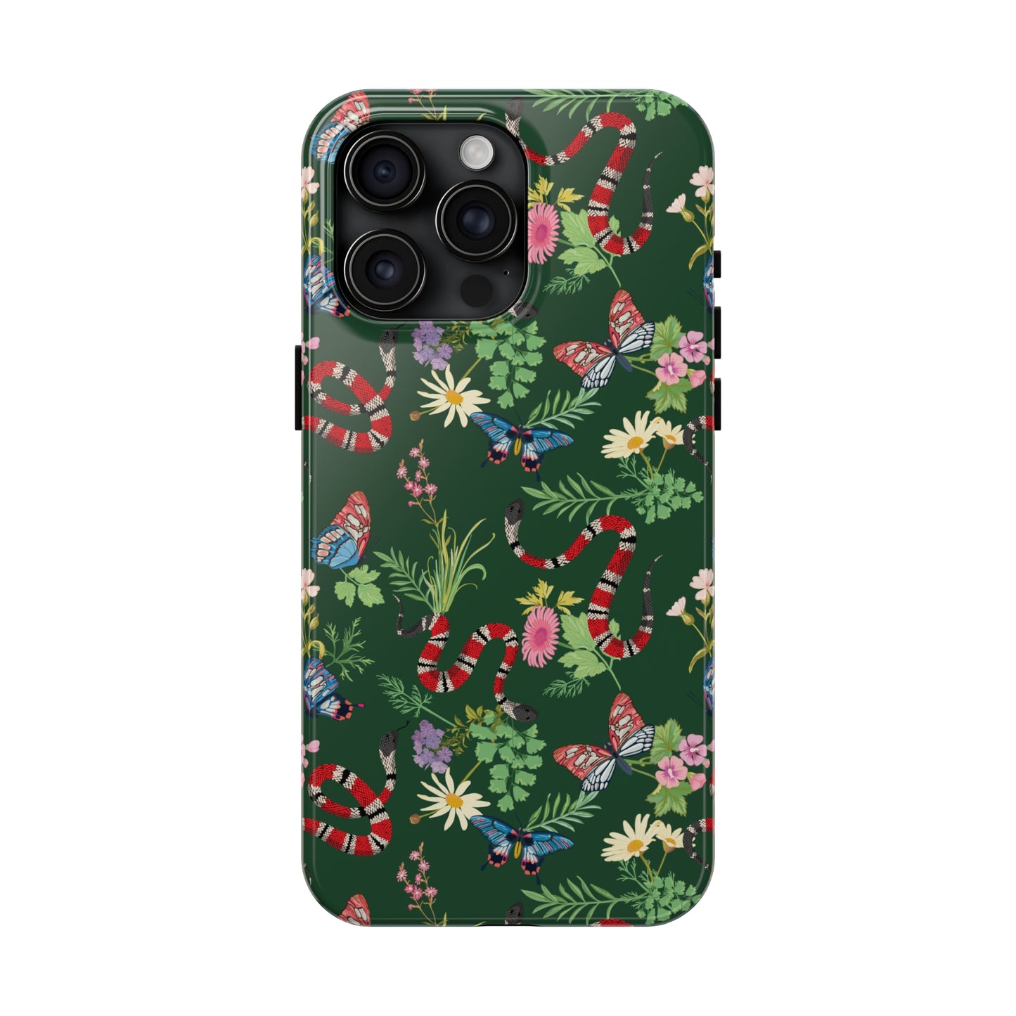 Tropical Chaos Pattern Tough iPhone Case