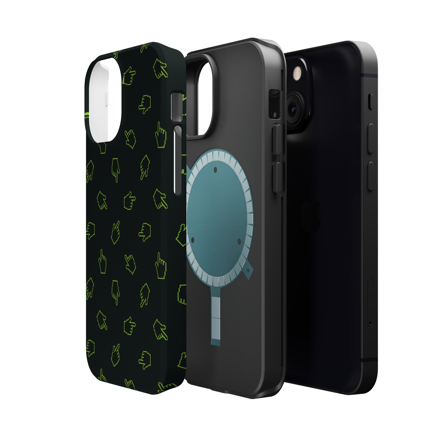 Pixelated Hand Cursor MagSafe Tough Case