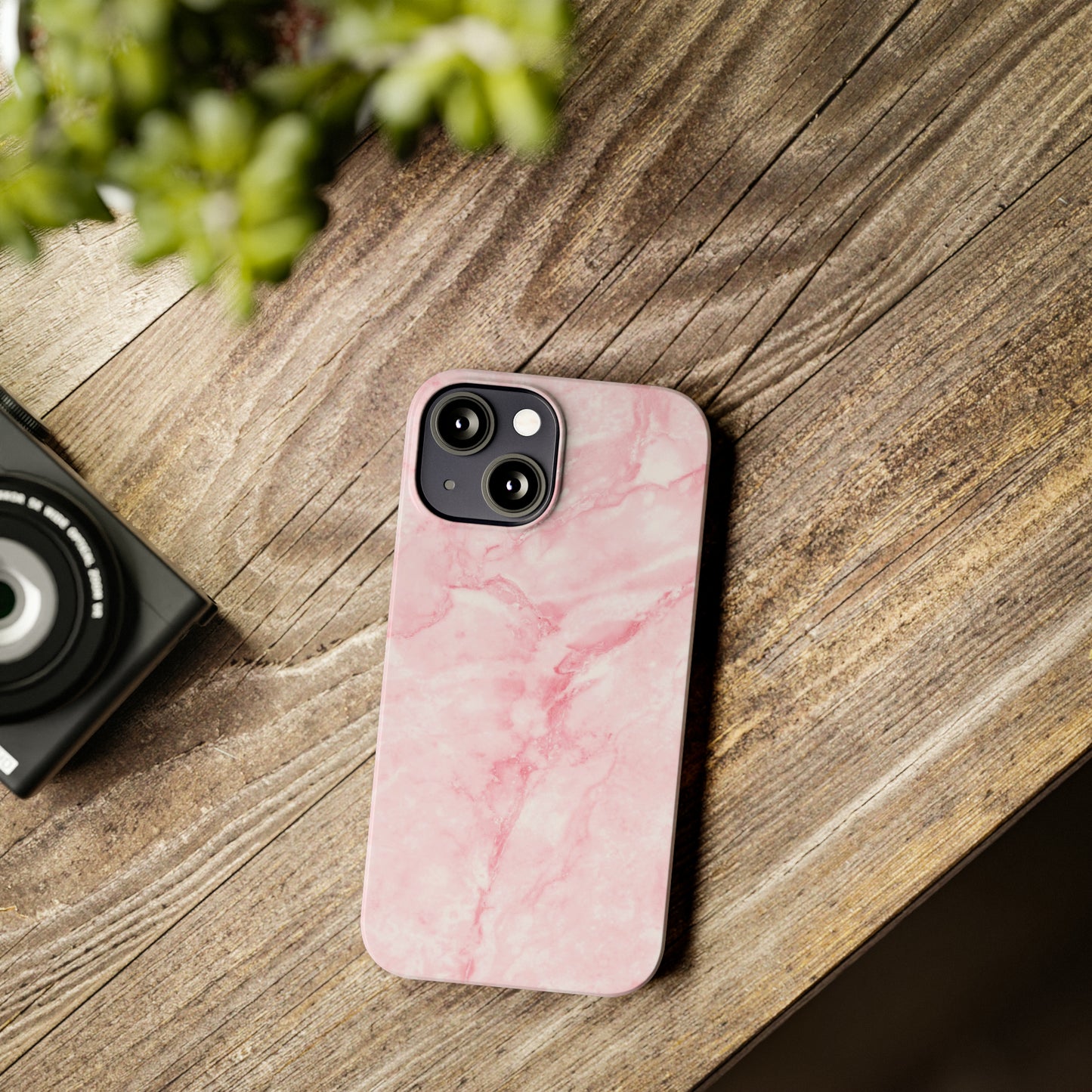 Pink Marble Snap Case