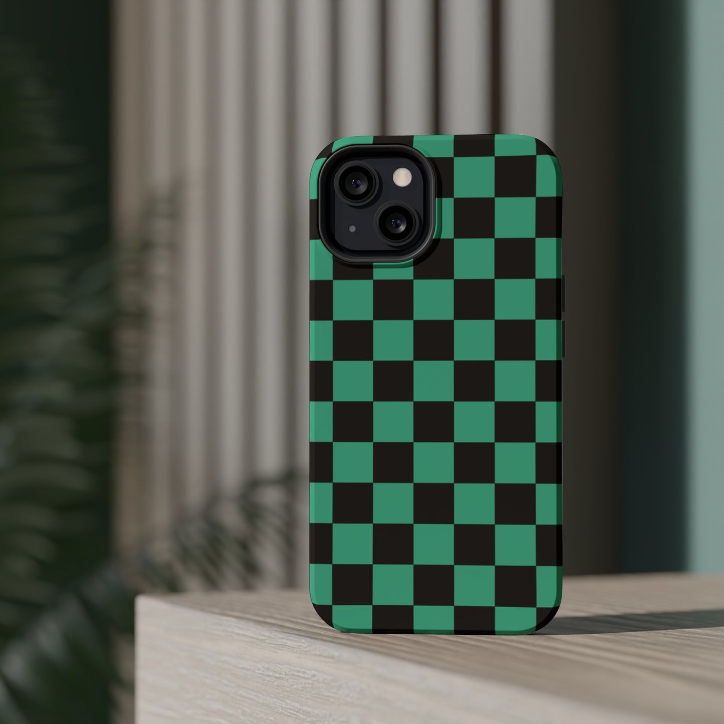 Green Checkers MagSafe Tough Case