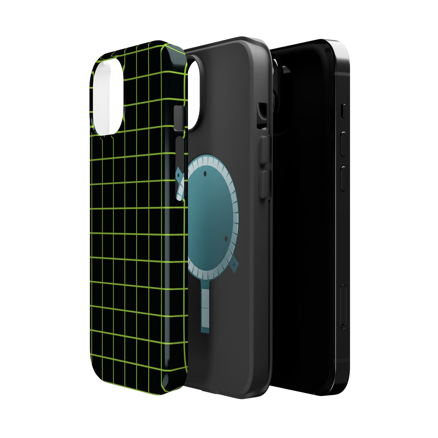Green Grid MagSafe Tough Case