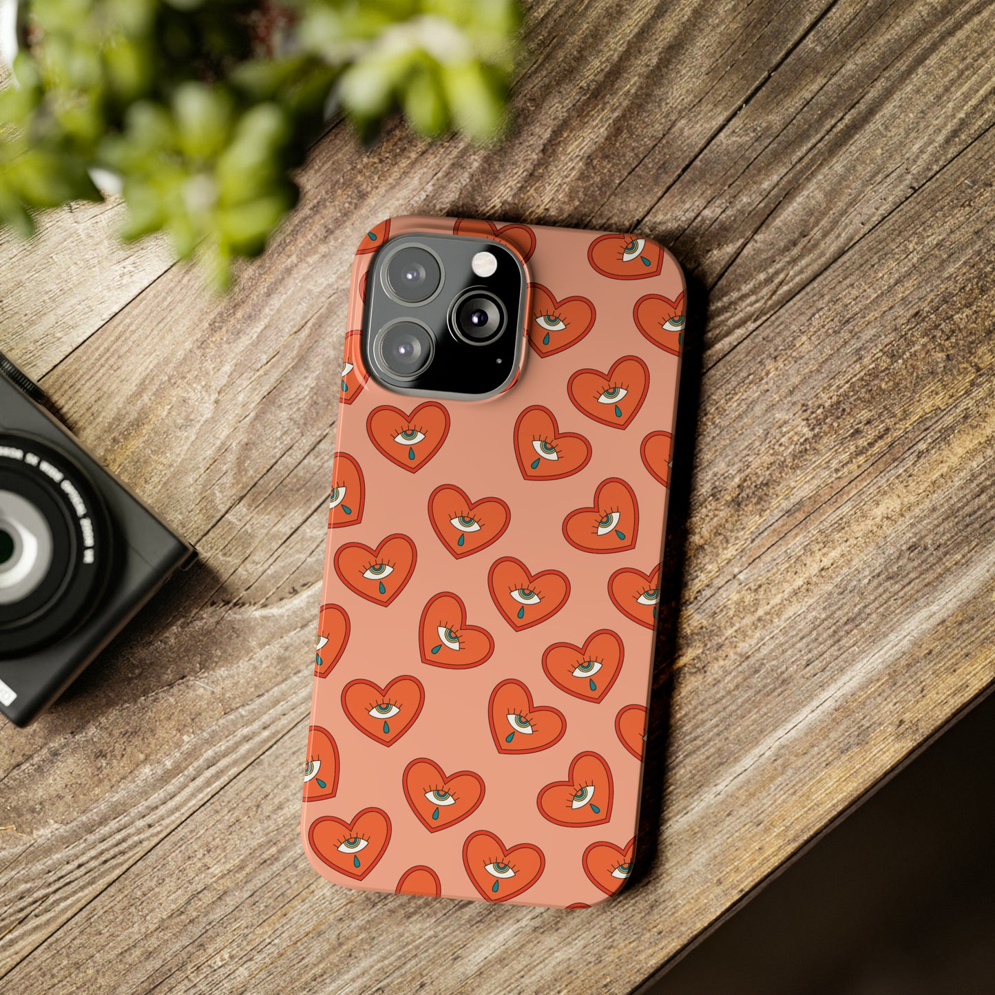 Psychedelic Heart Snap Case
