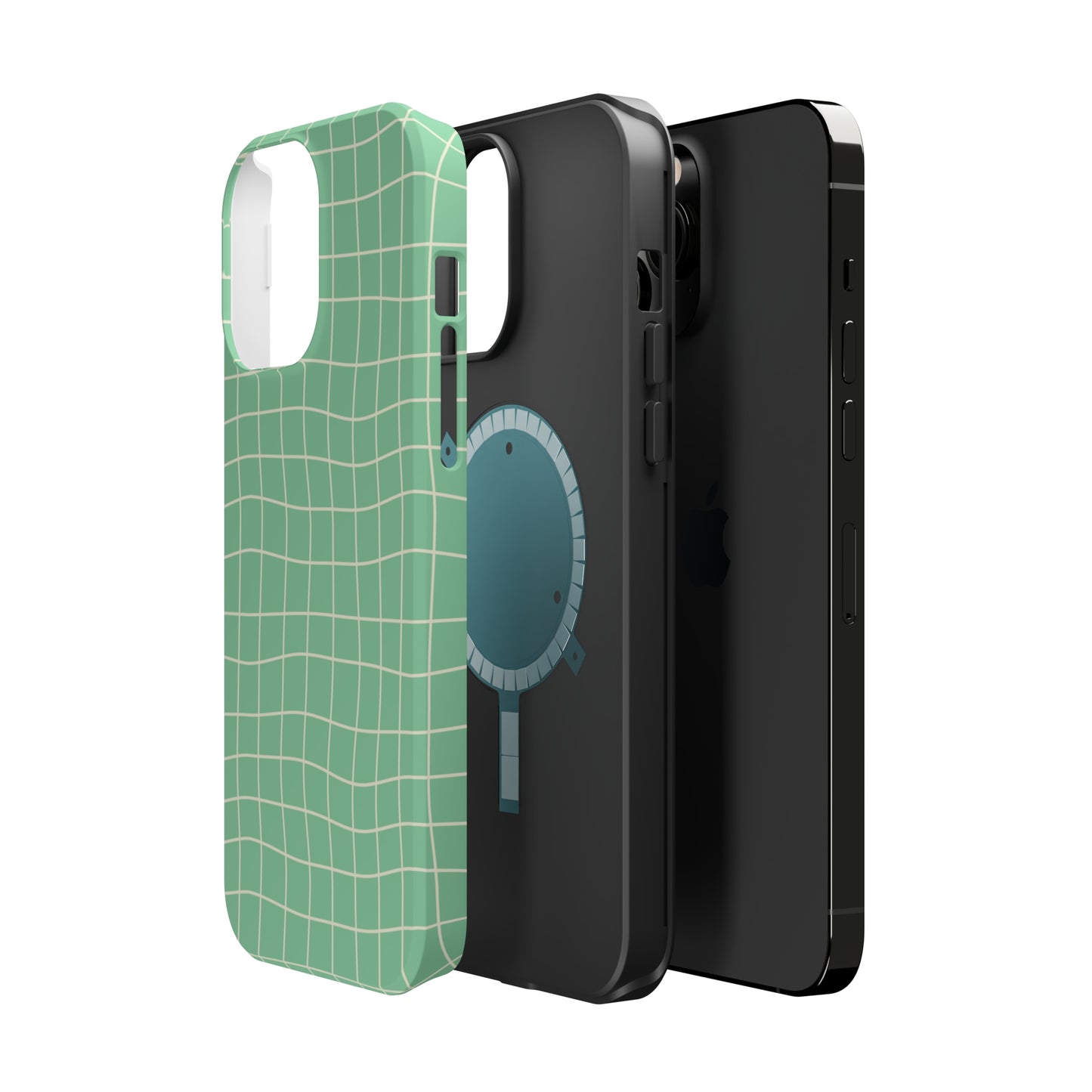 Pistachio Dizzy Grid MagSafe Tough Case