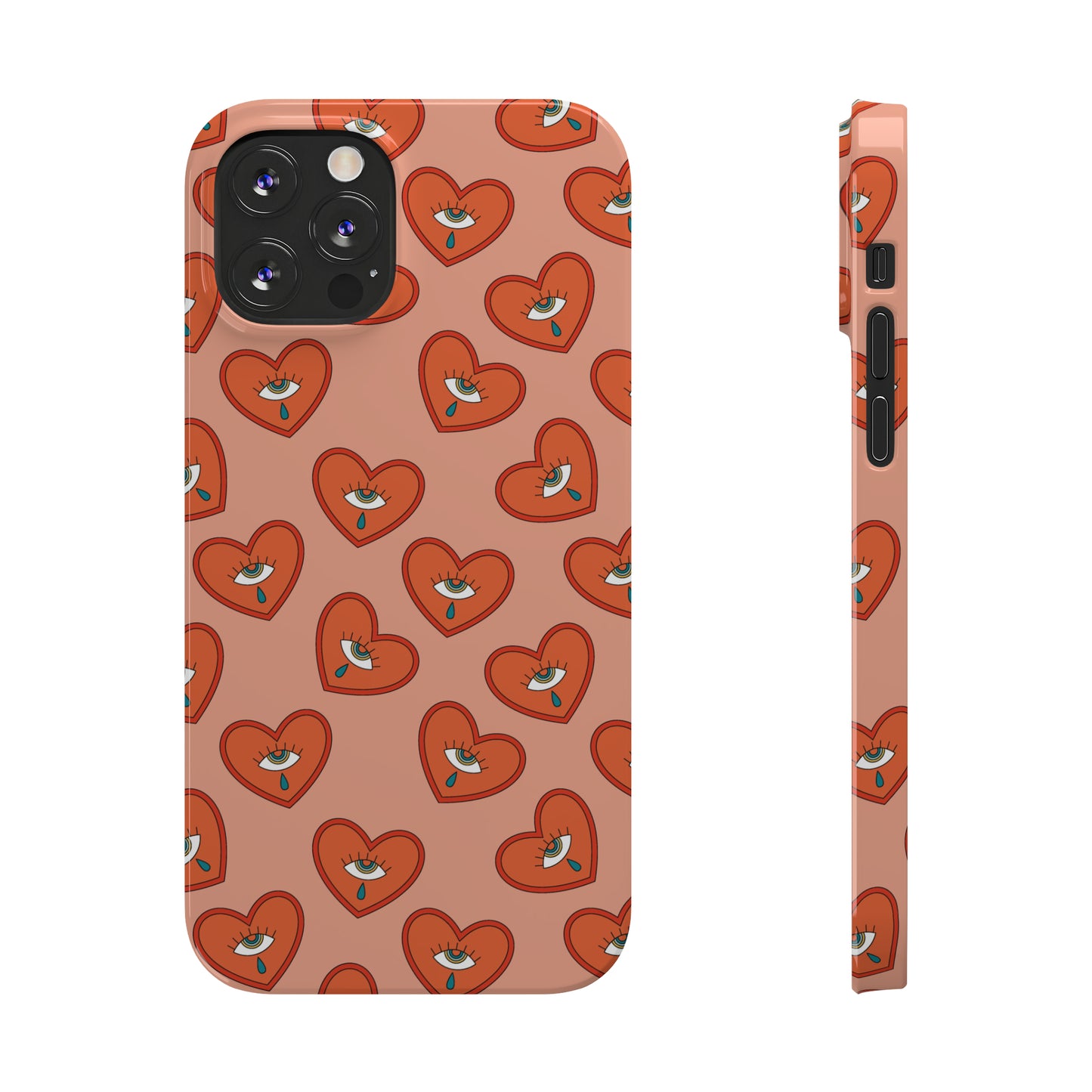 Psychedelic Heart Snap Case