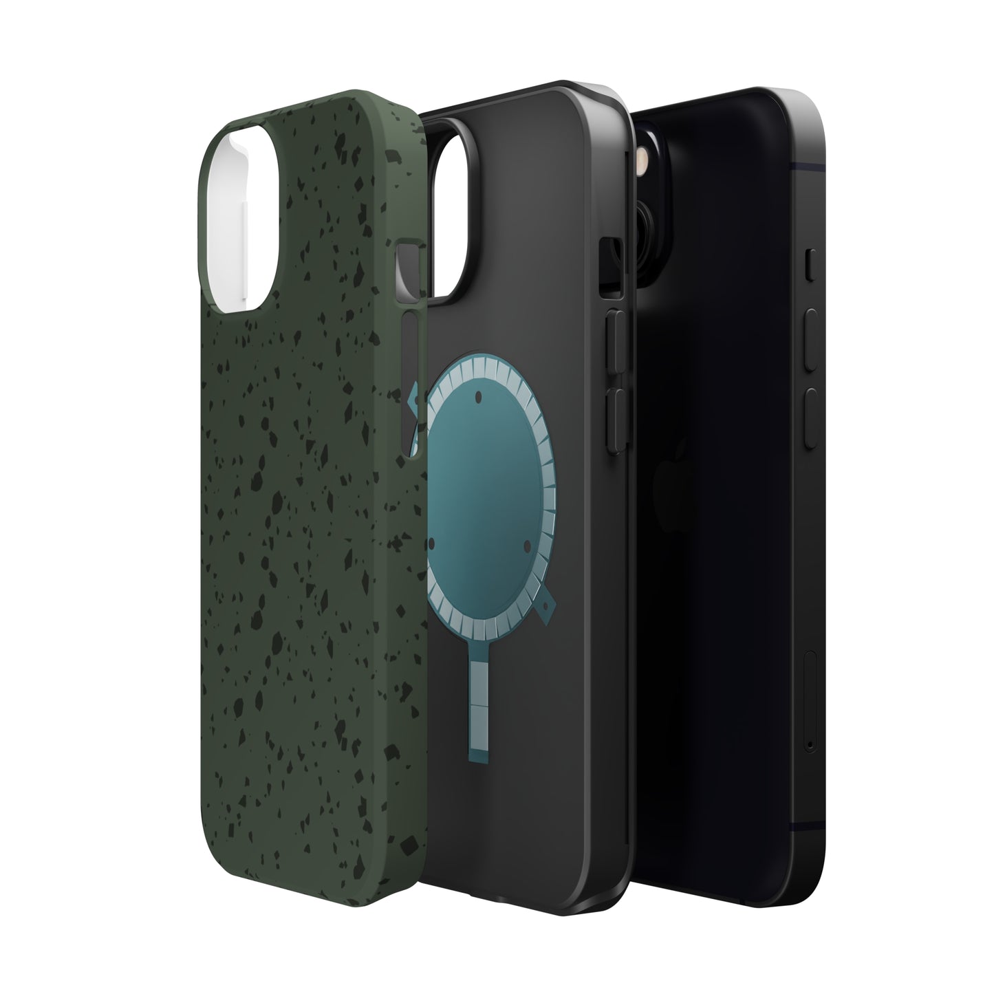 Olive Green Terrazzo MagSafe Tough Case