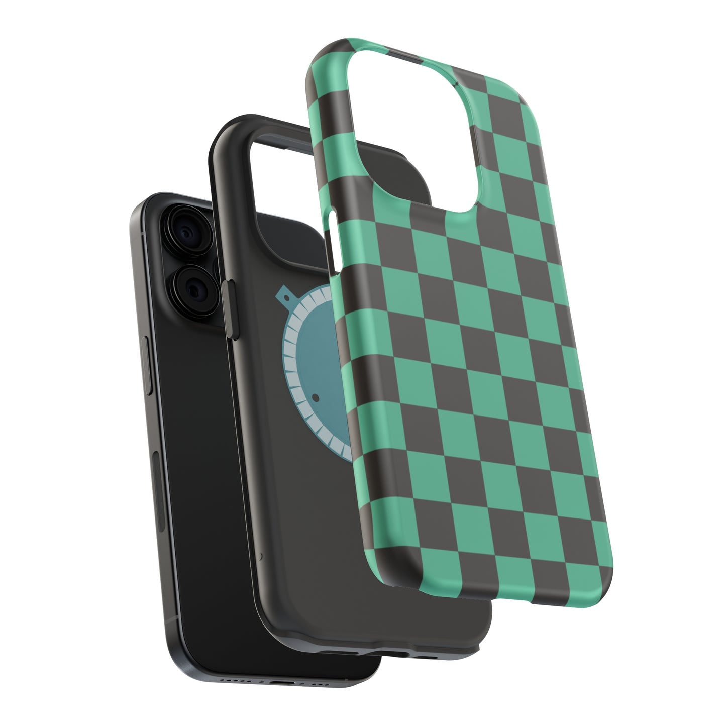Green Checkers MagSafe Tough Case