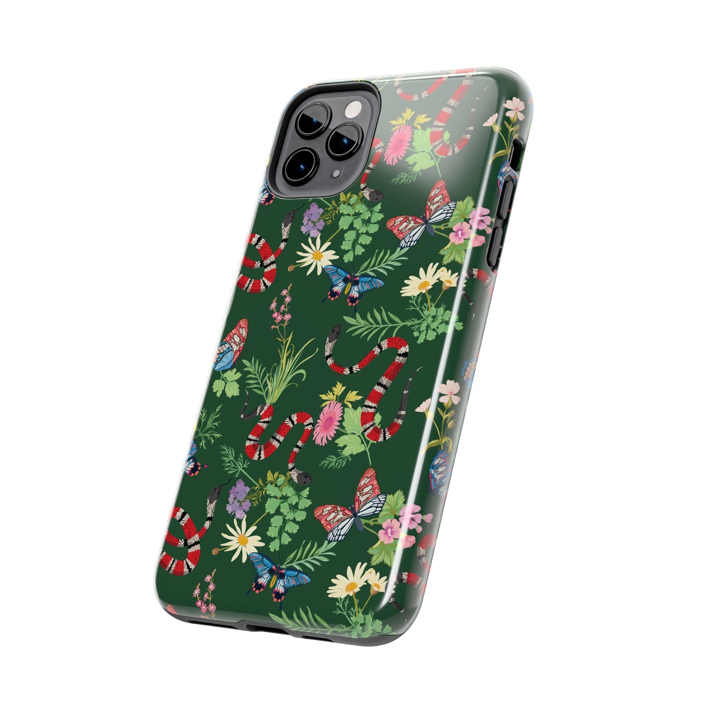 Tropical Chaos Pattern Tough iPhone Case