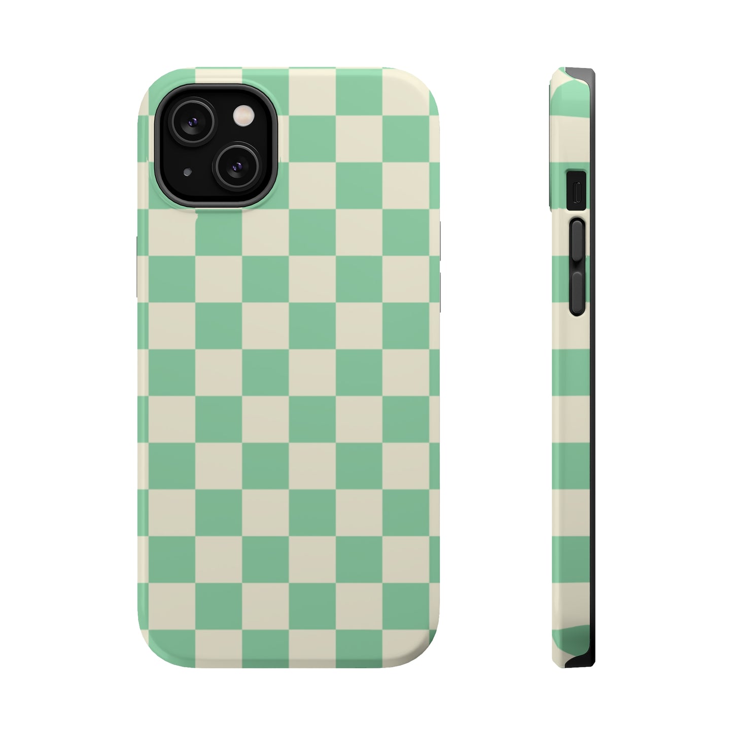 Retro Mint Checkers MagSafe Tough Case