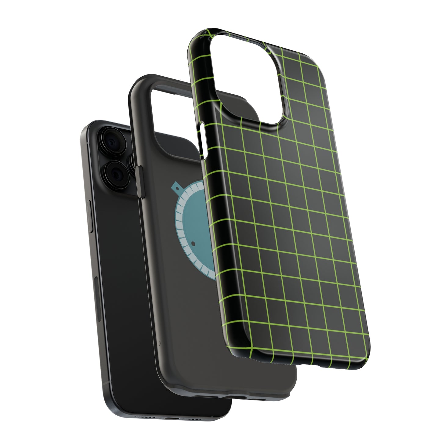 Green Grid MagSafe Tough Case