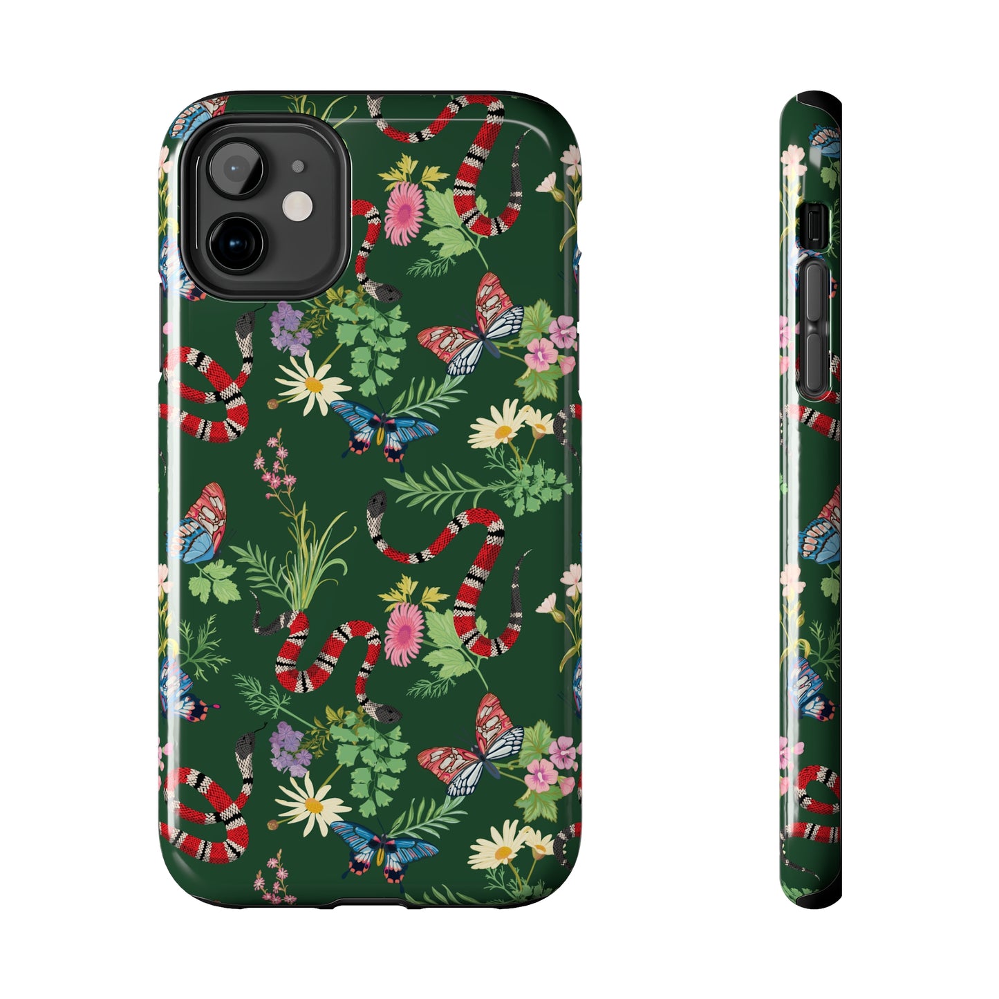 Tropical Chaos Pattern Tough iPhone Case
