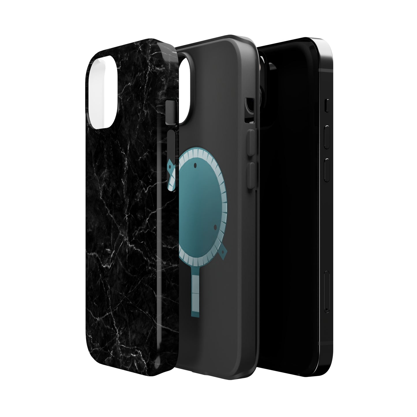 Marquina Black MagSafe Tough Case