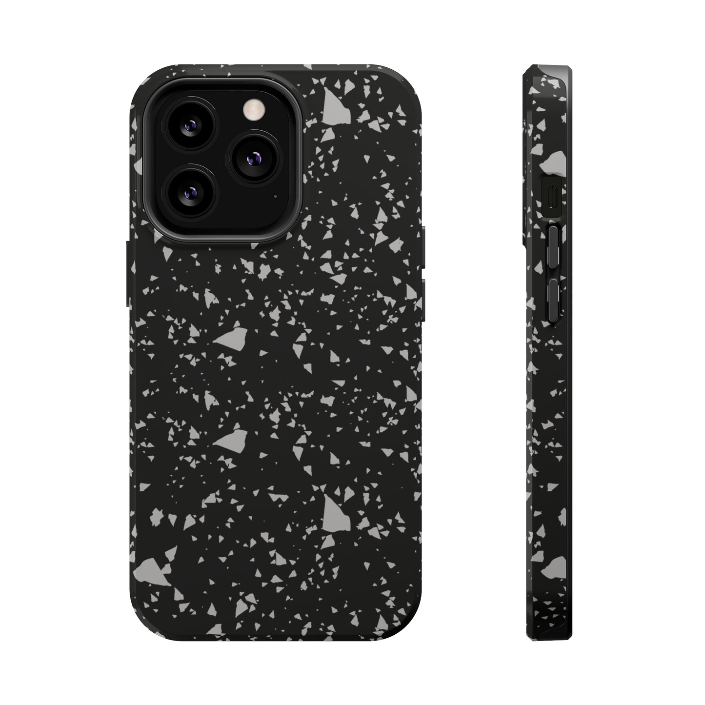 Black Terrazzo MagSafe Tough Case
